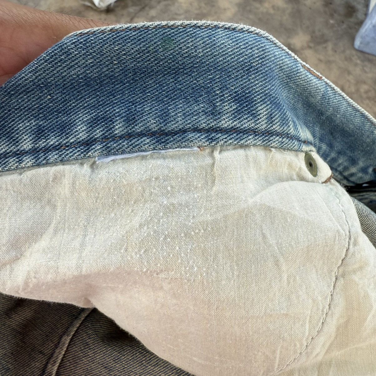 Japanese Brand W42 VINTAGE JAPANESE FADED RIPPED JEAN DENIM PANTS Size US 42 / EU 58 - 10 Thumbnail