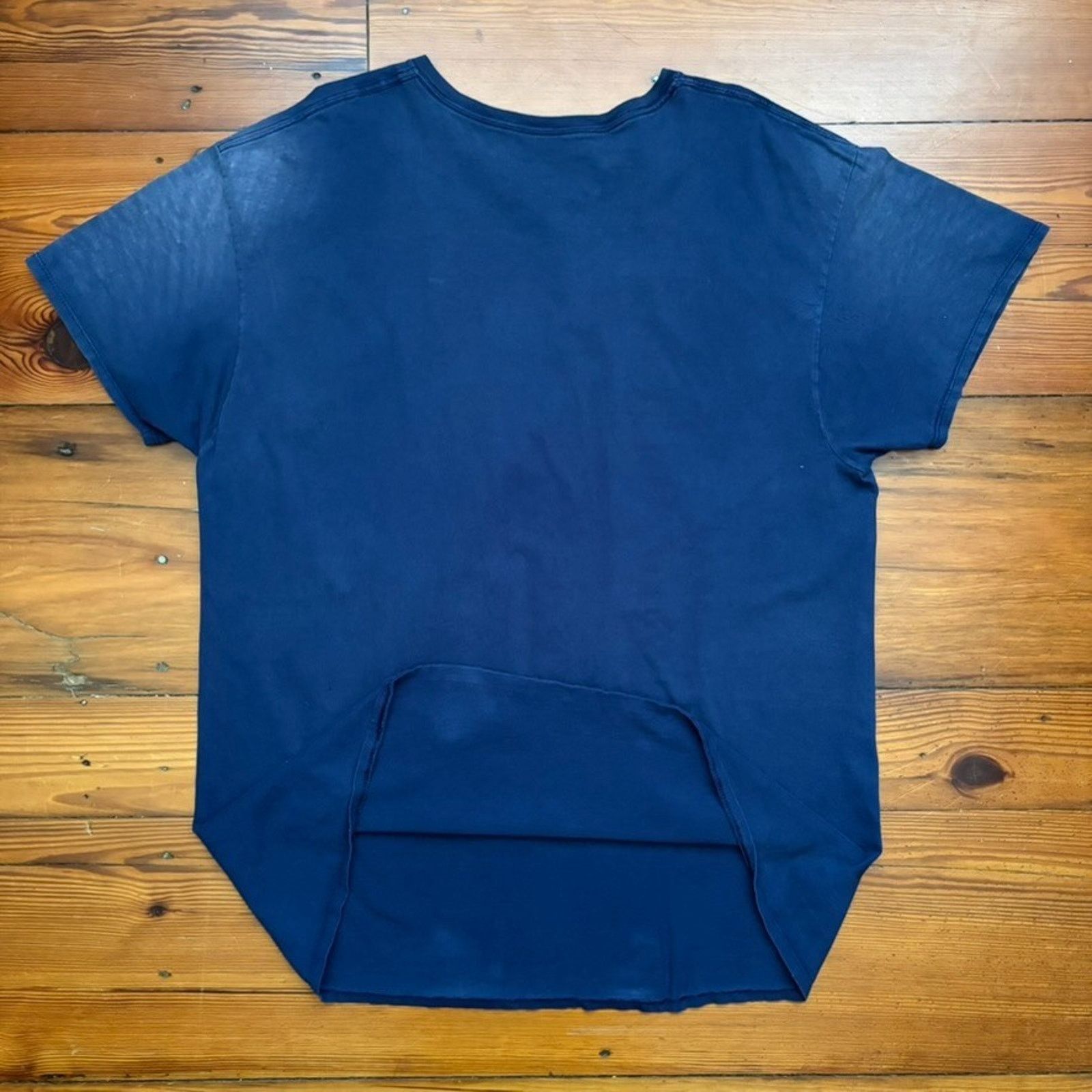 Vintage Vintage Gradient Sun Faded T-Shirt Men's Size 2XL Blue Size US XXL / EU 58 / 5 - 4 Thumbnail