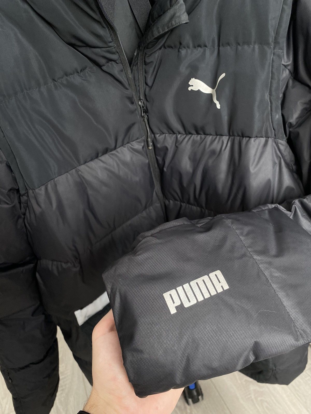 Puma Puma Down jacket vintage puma heavy jacket reflective Size US L / EU 52-54 / 3 - 7 Thumbnail