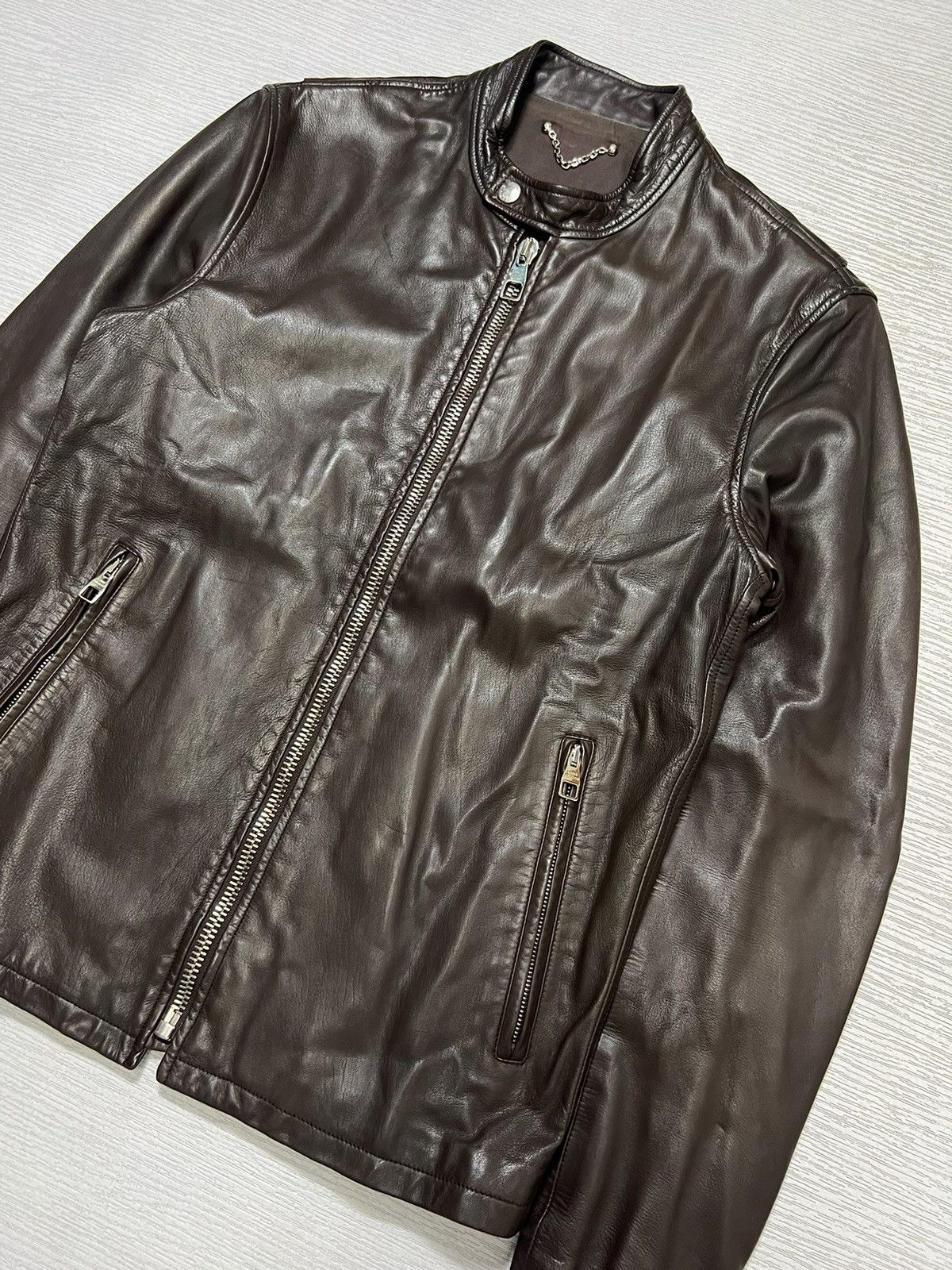 Louis Vuitton Louis Vuitton - Lamb Leather Rider’s Jacket Size US S / EU 44-46 / 1 - 6 Thumbnail