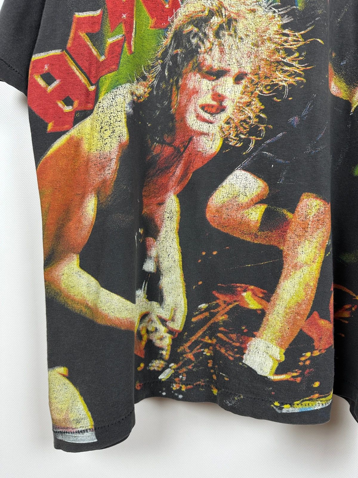 AC/DC Vintage AC/DC All Over Print Rare T-Shirt Size US XL / EU 56 / 4 - 8 Thumbnail