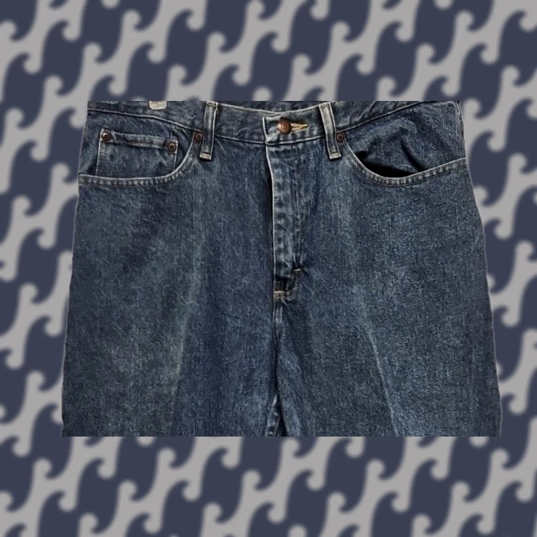 Wrangler Wrangler Jeans Men’s 34x24 Regular Straight Cotton Denim Y2K Vintage-Style Blue 2000s Size US 34 / EU 50 - 1 Thumbnail