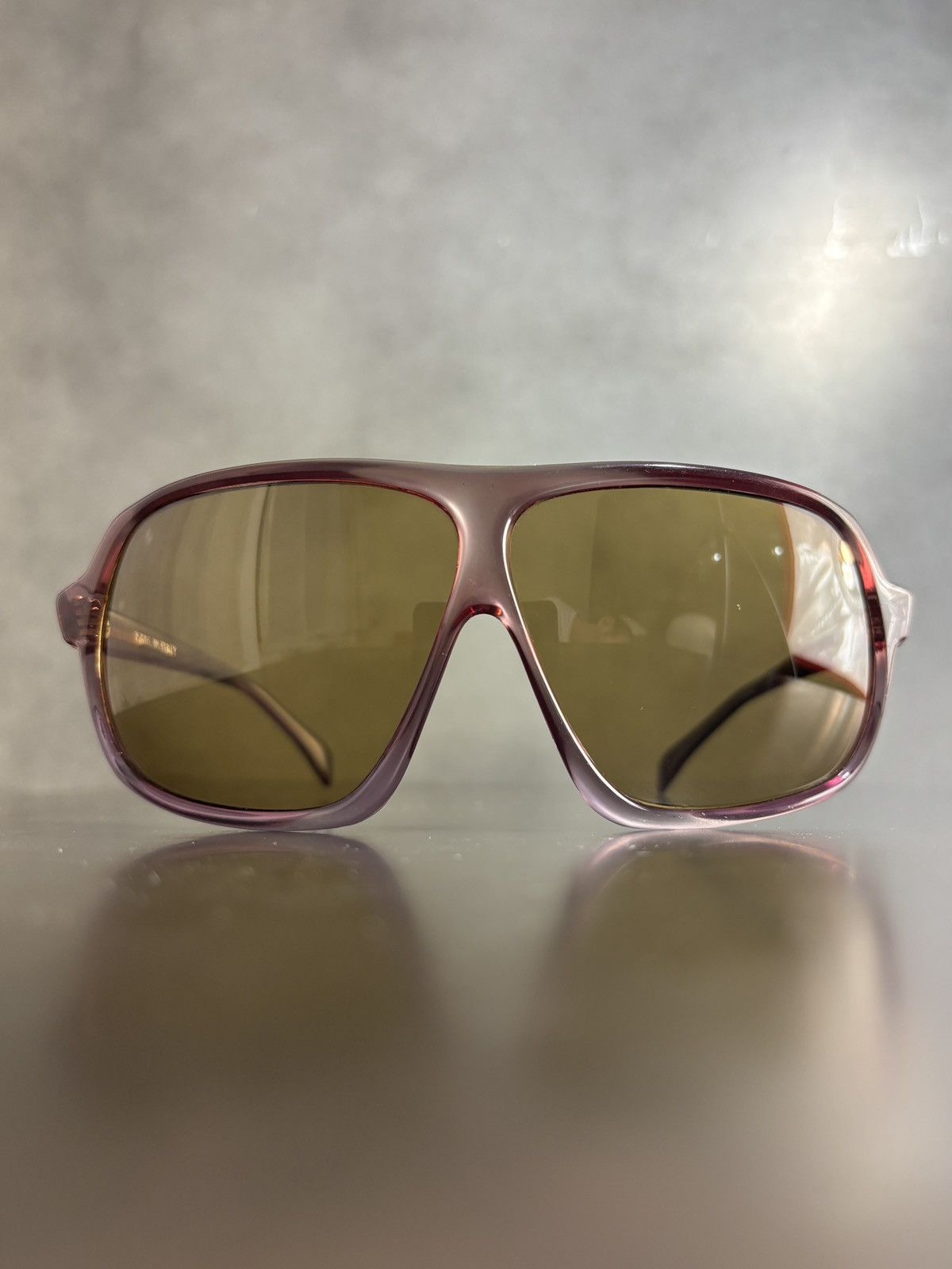 Other × Vintage 1960s Crystal Glass Sunglasses True Vintage Piave Aviators Size ONE SIZE - 8 Thumbnail