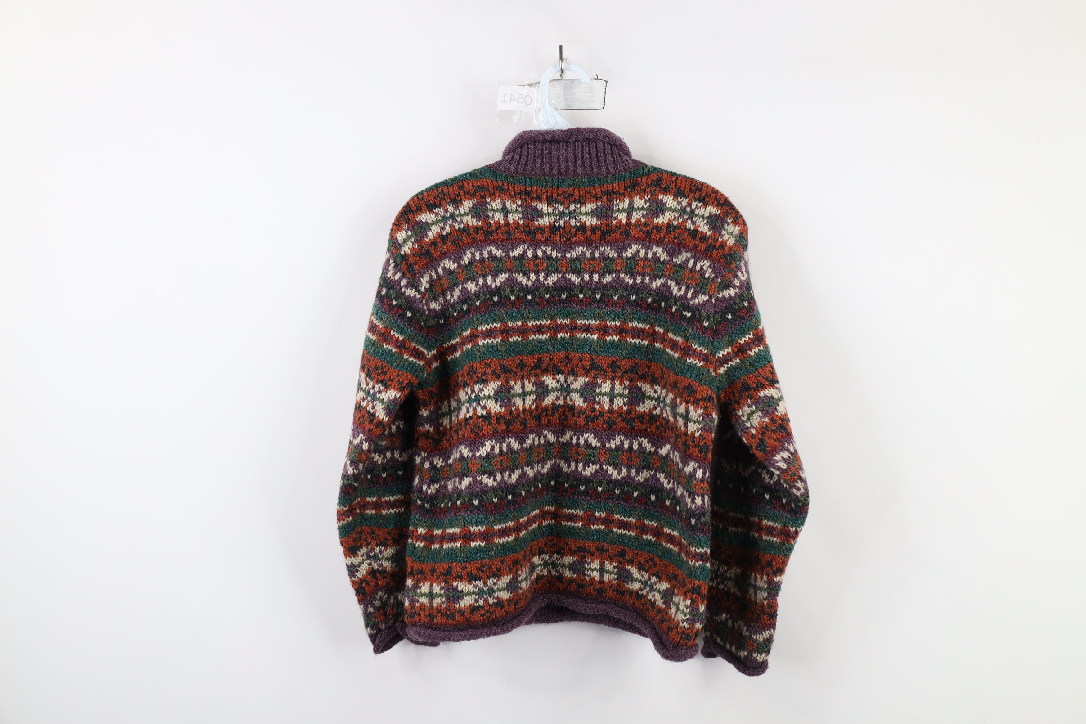 Vintage Vintage 90s Streetwear Blend Marled Knit Fair Isle Sweater Size M / US 6-8 / IT 42-44 - 9 Thumbnail