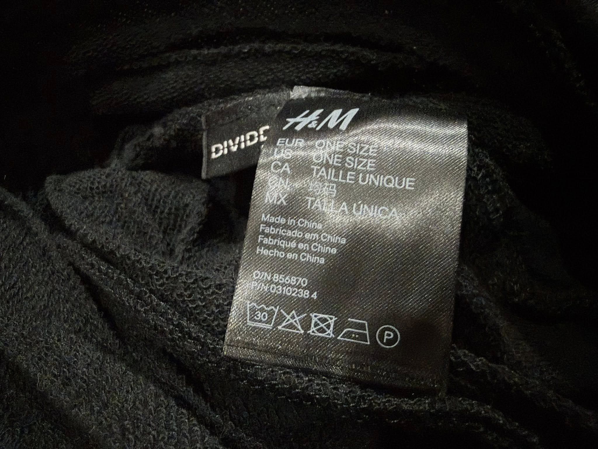 H&M H&m divided black scaf 50-56 cm Size ONE SIZE - 3 Thumbnail