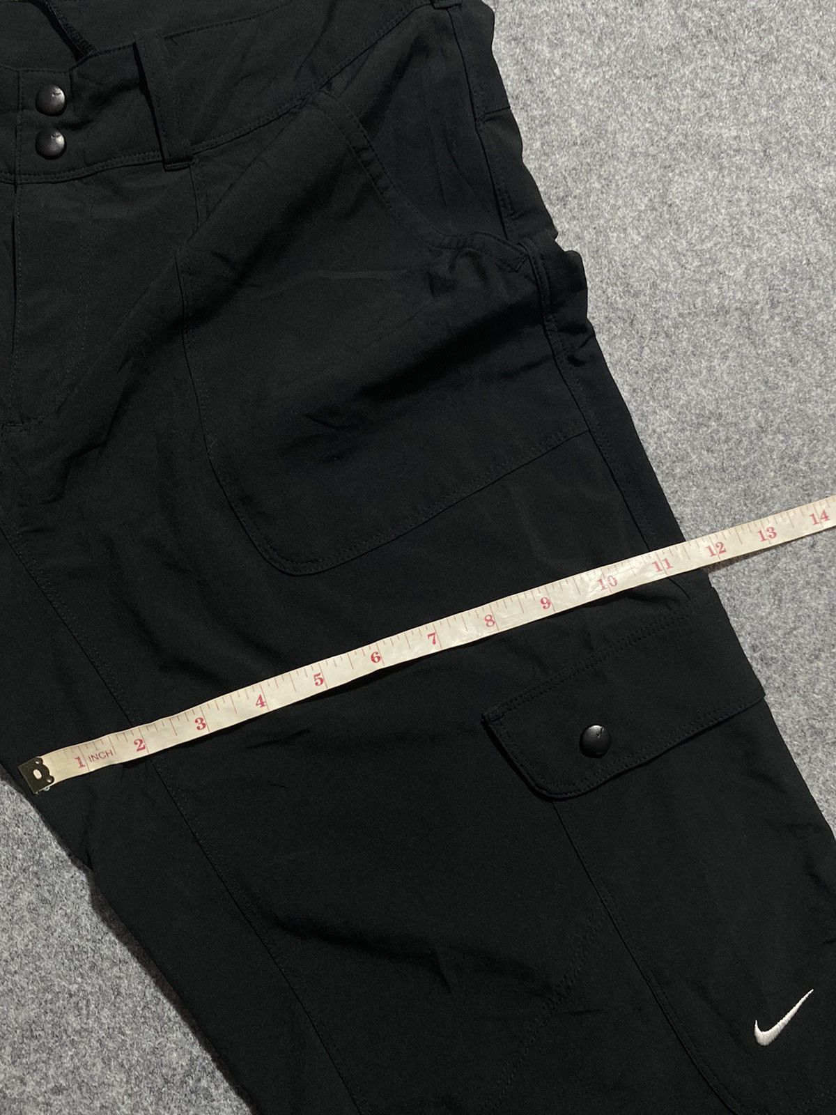 Nike Vintage Y2K Nike Cargo Nylon Pants Fit Drill 00s Swoosh Size US 28 / EU 44 - 15 Thumbnail