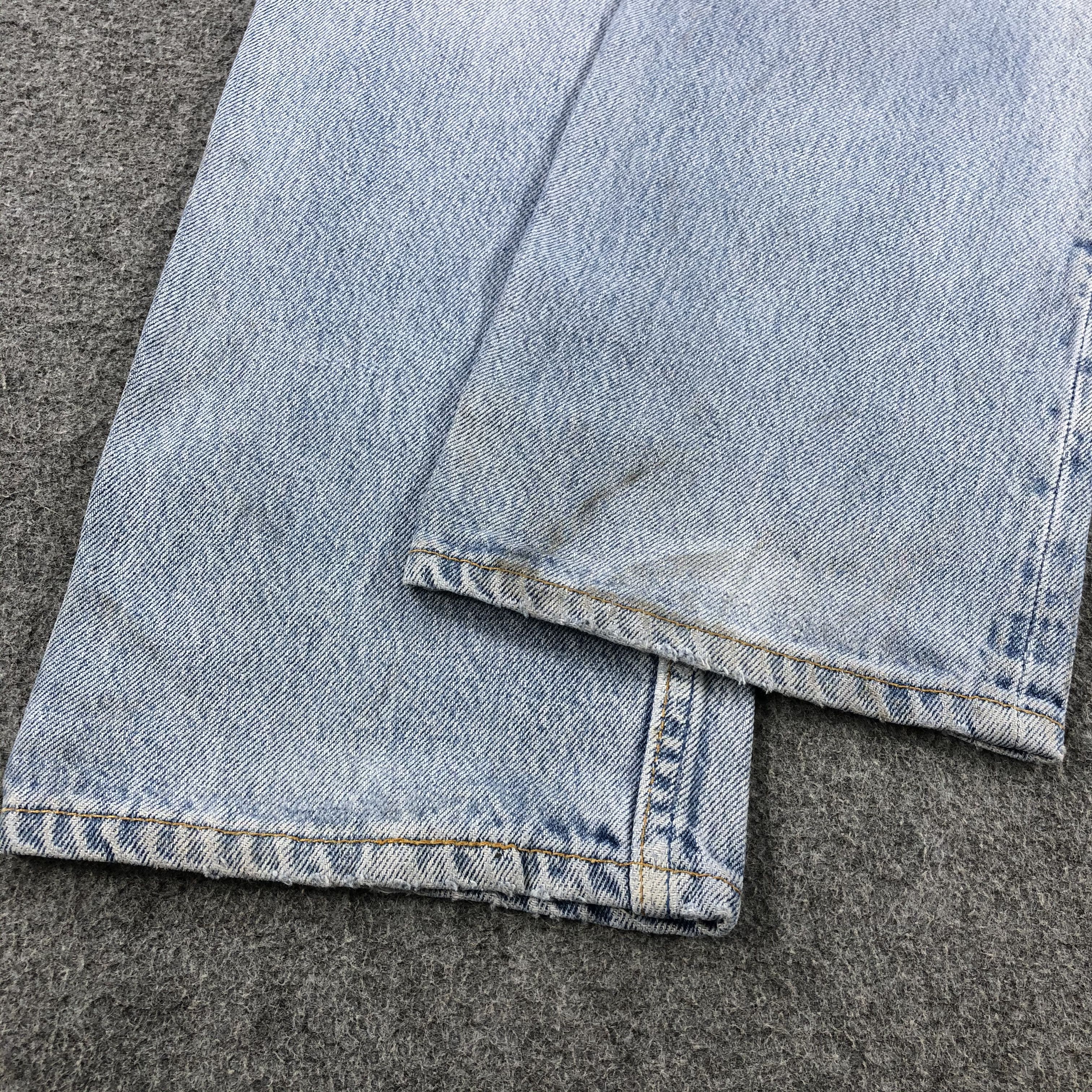 Levi's Vintage 90s Distress Levis 501 Jeans-J1408 Size US 28 / EU 44 - 6 Thumbnail