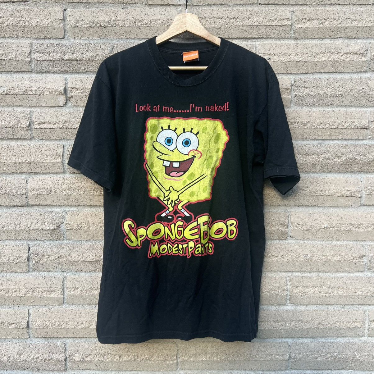 Nickelodeon Vintage Y2K Modest SpongeBob SquarePants Shirt Nickelodeon Size US L / EU 52-54 / 3 - 1 Thumbnail