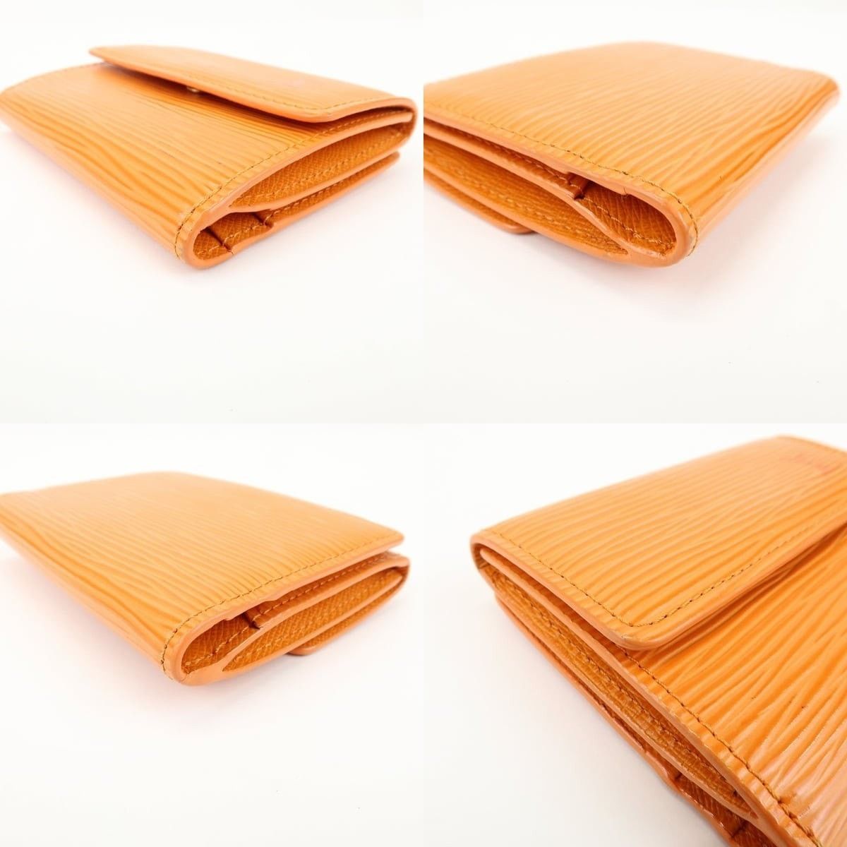 Louis Vuitton Louis Vuitton Epi Ludlow Wallet Leather Orange Size ONE SIZE - 4 Thumbnail