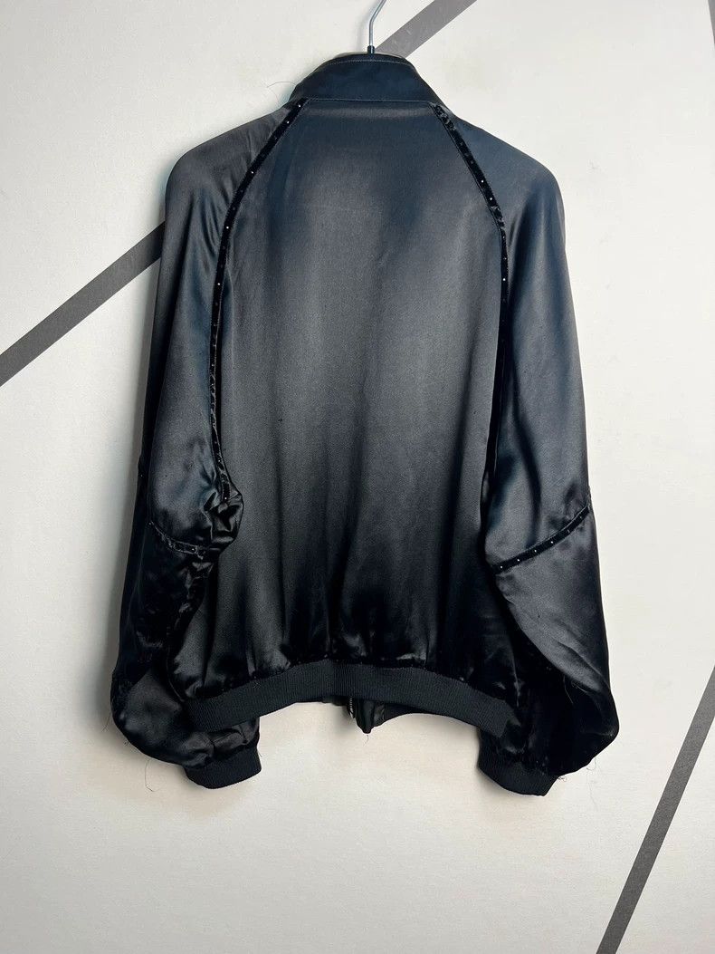 Saint Laurent Paris Saint Laurent Paris Black rhinestone silk jacket Size US S / EU 44-46 / 1 - 2 Thumbnail