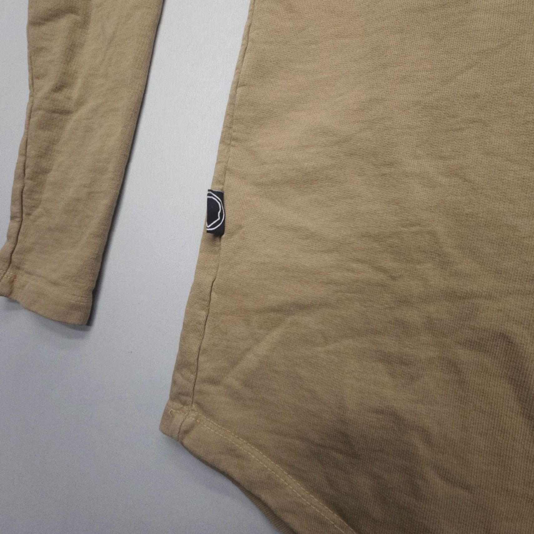 Dime Rustic Dime Hoodie Mens Small Tan USA Made 100% Cotton Pullover Workwear Size US S / EU 44-46 / 1 - 8 Thumbnail