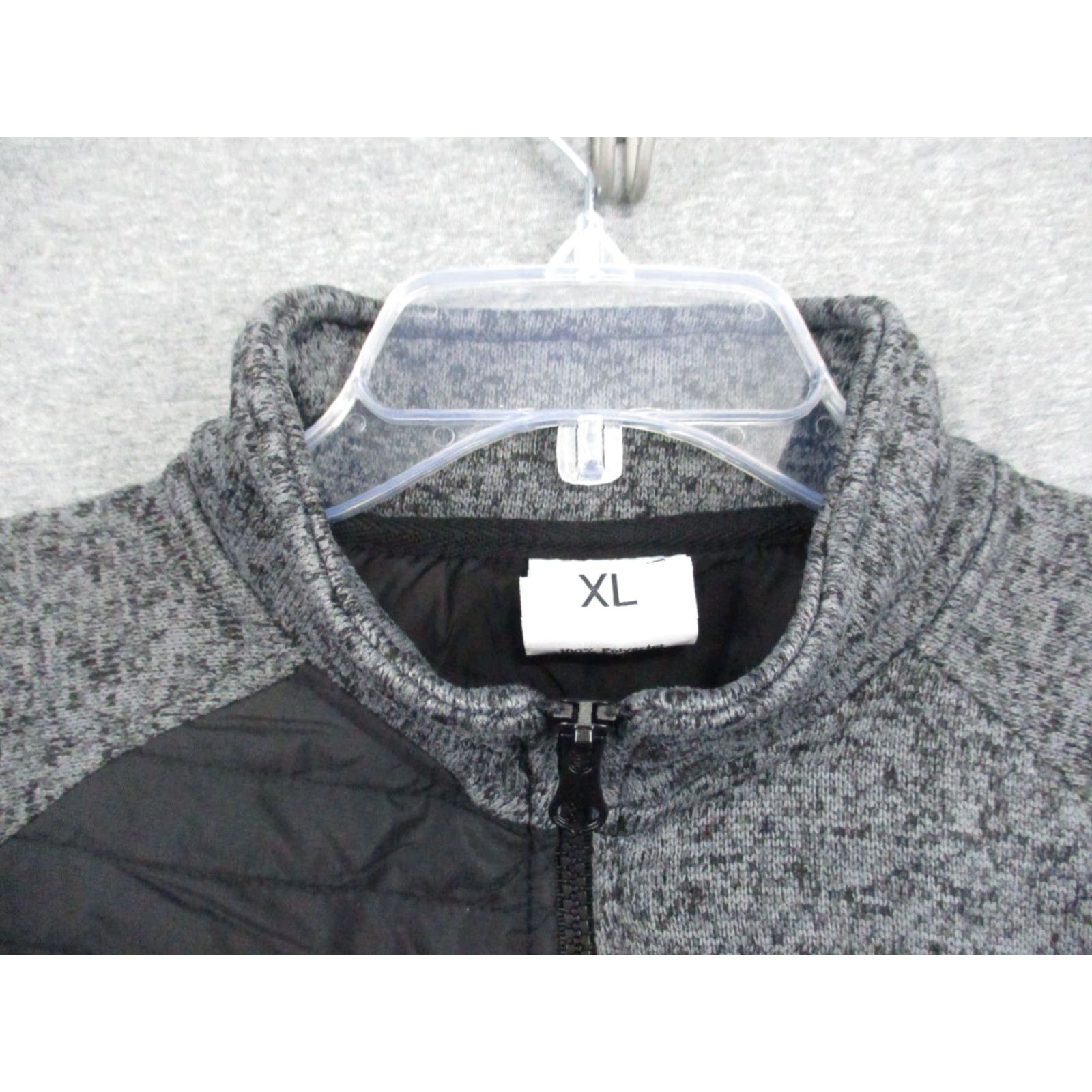 Vintage NRA 1/4 Zip Pullover XL Men Shooting Jacket Heather Gray Black Tactical Pullover Shirt Knit Zipper Mock Neck Winter Spring Fall Size US XL / EU 56 / 4 - 4 Thumbnail