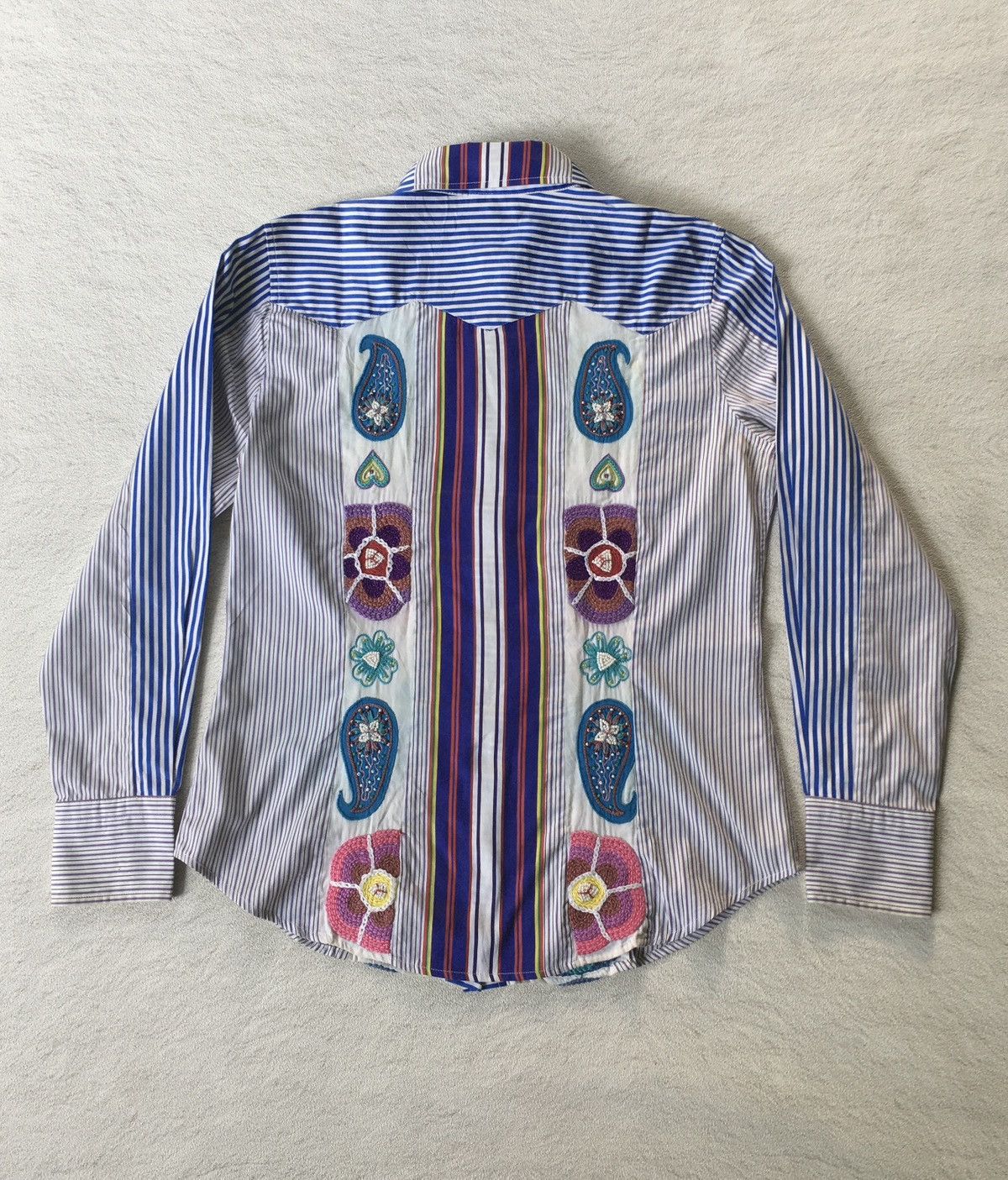 Etro Etro Embroidered Button Shirt Size L / US 10 / IT 46 - 3 Thumbnail