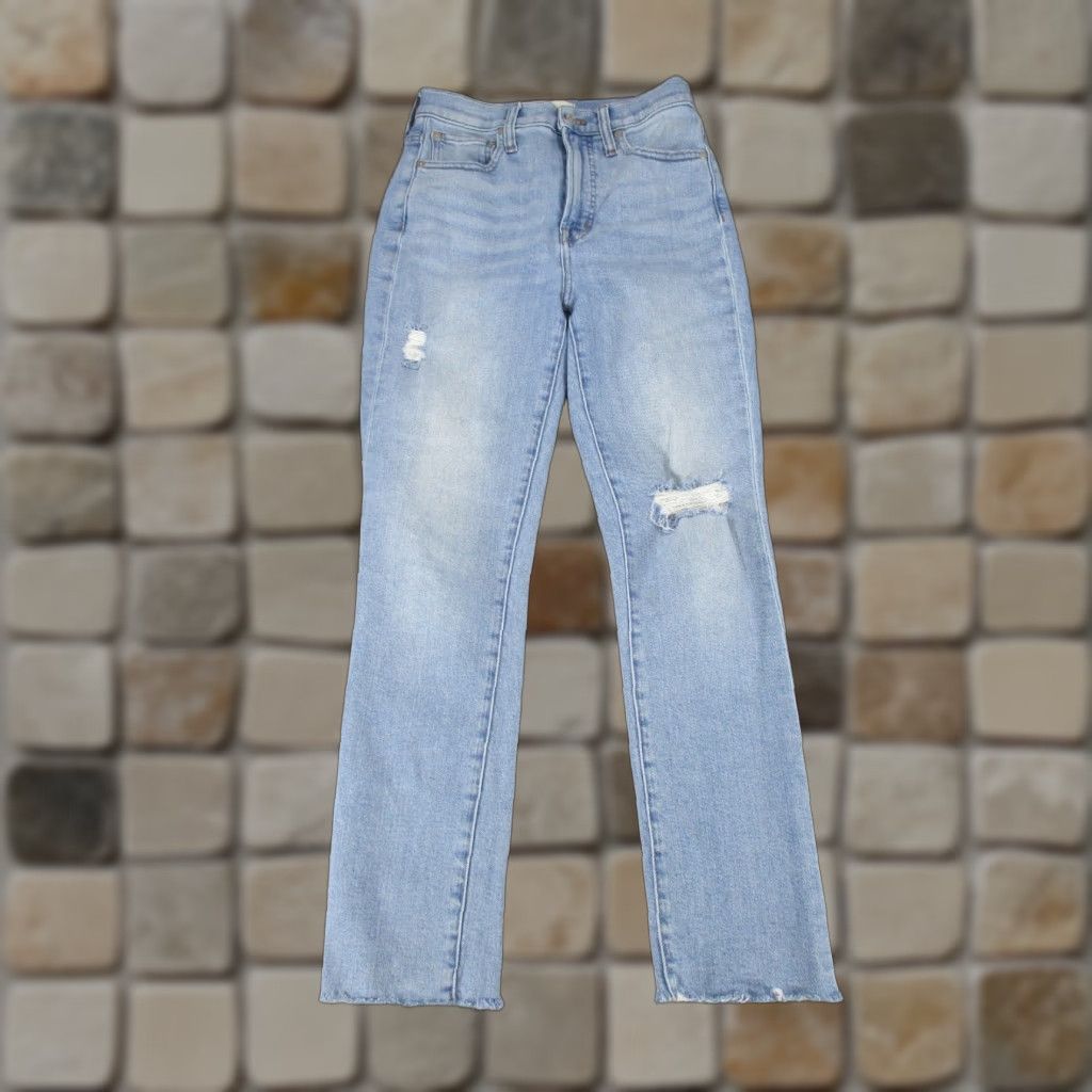 Madewell VINTAGE Madewell Jeans Women's 24 High Rise Light Wash Denim Tapered 90s Blues Women's Size 42" / US 20 - 1 Thumbnail
