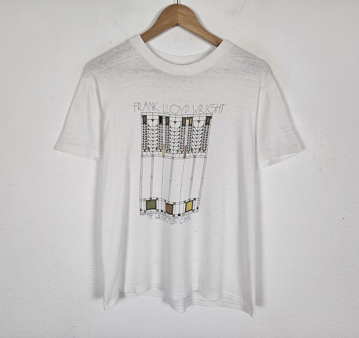 Vintage Vintage 80s Frank Lloyd Wright Architecture Art tee Size US M / EU 48-50 / 2 - 2 Thumbnail