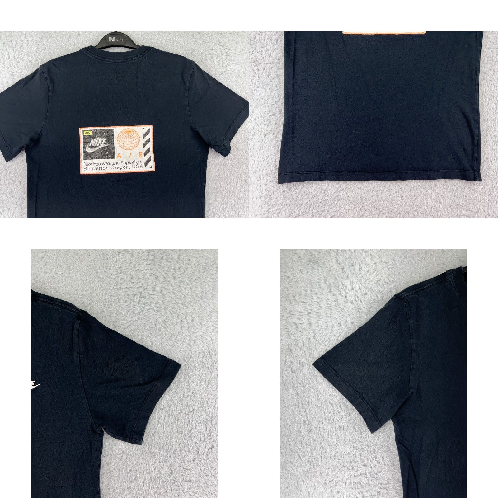 Nike Nike Mens Shirt Small Black Dri-FIT Patch Embroidered Logo Beaverton OR Sports Retro 90s Mens Size US S / EU 44-46 / 1 - 8 Thumbnail