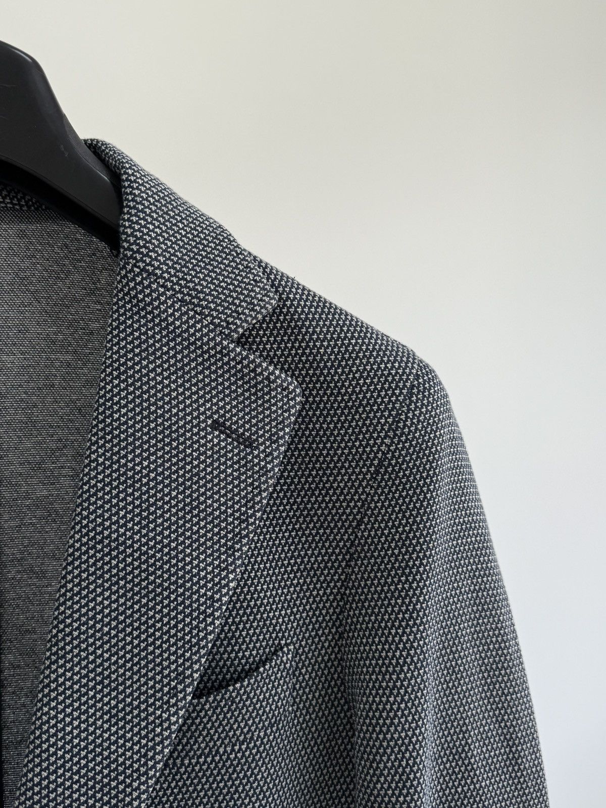 Paoloni Paoloni Jersey Birdeye Blazer Jacket Size 50 Size 40R - 3 Thumbnail