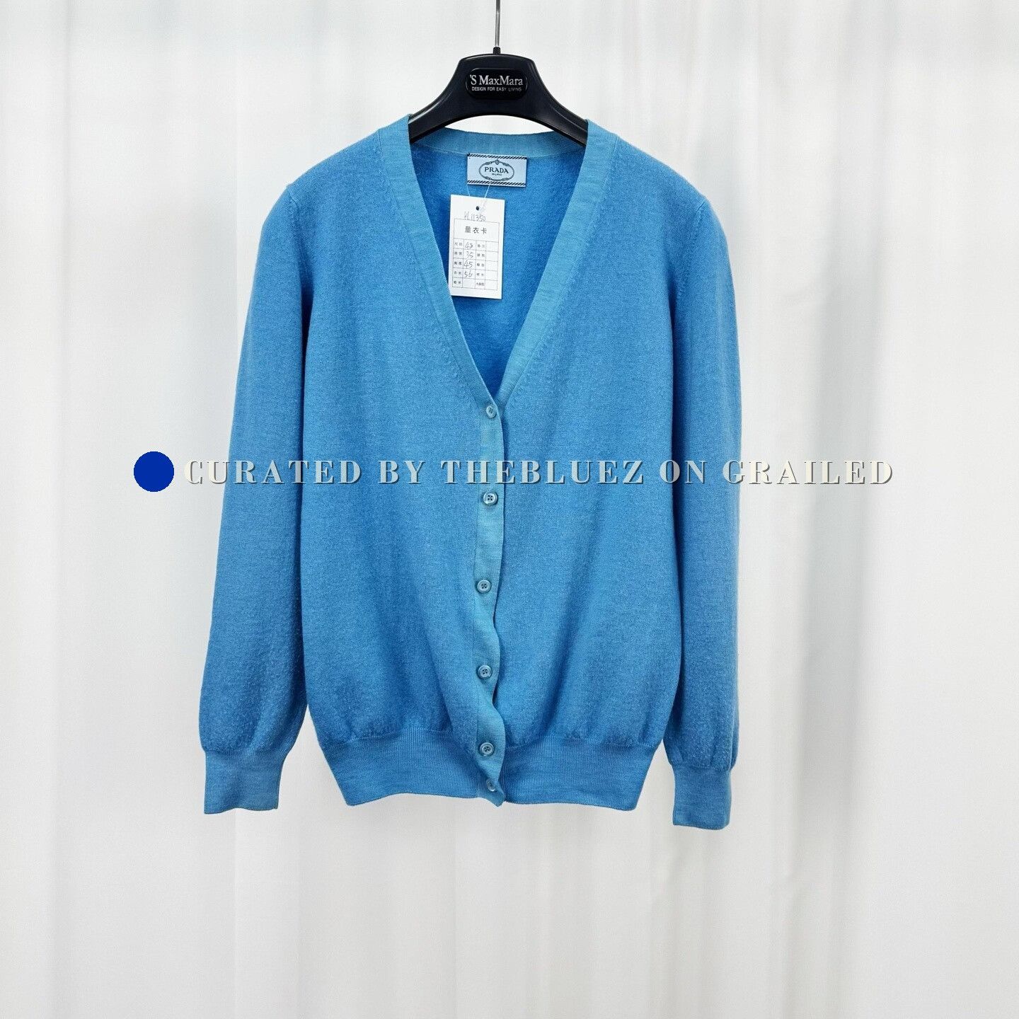 Designer × Prada 2011 Prada Cardigan Button Up Sweater Wool