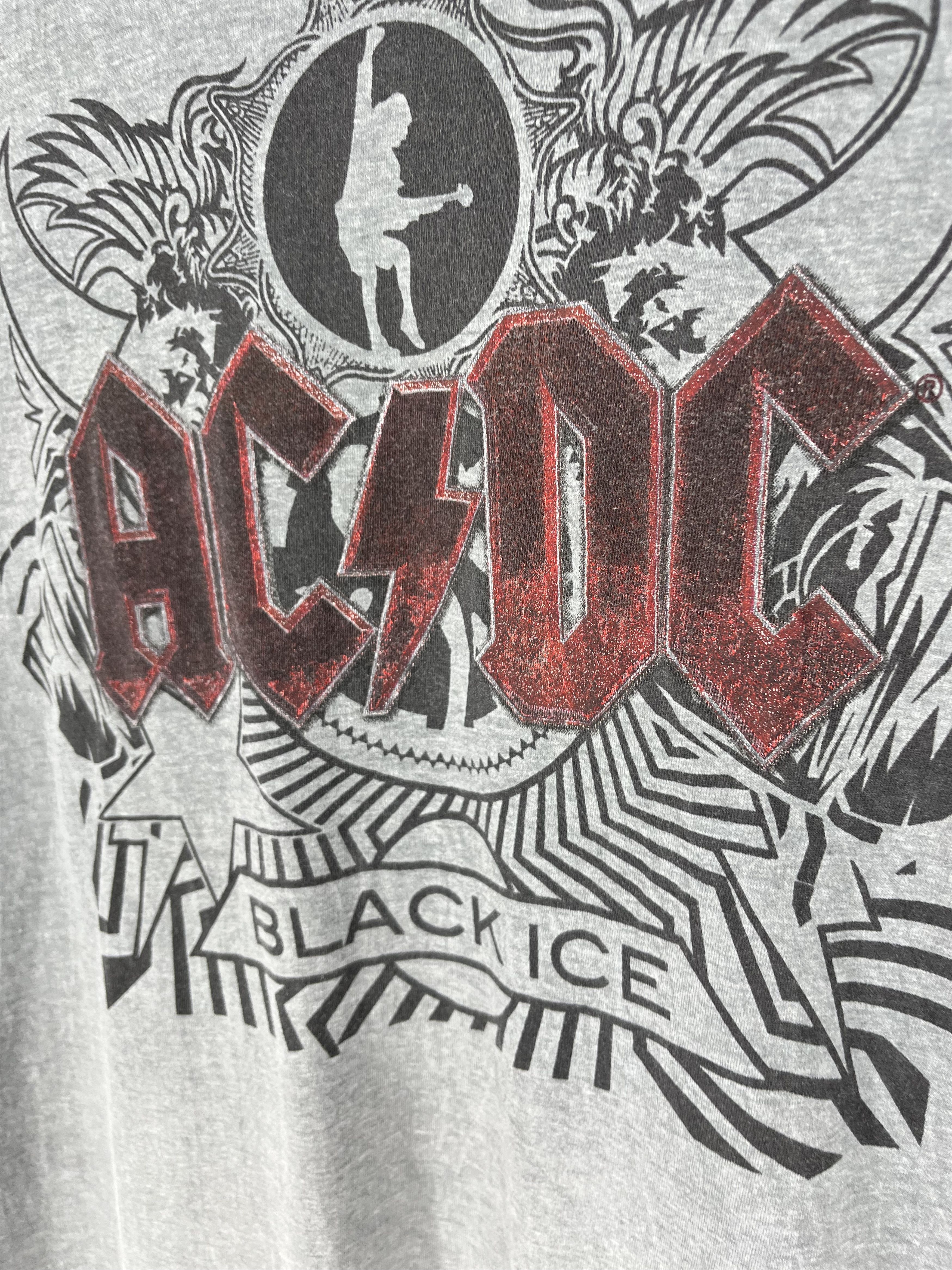 AC/DC × Band Tees VINTAGE ACDC BLACK ICE TEE SHIRT Size US L / EU 52-54 / 3 - 7 Thumbnail