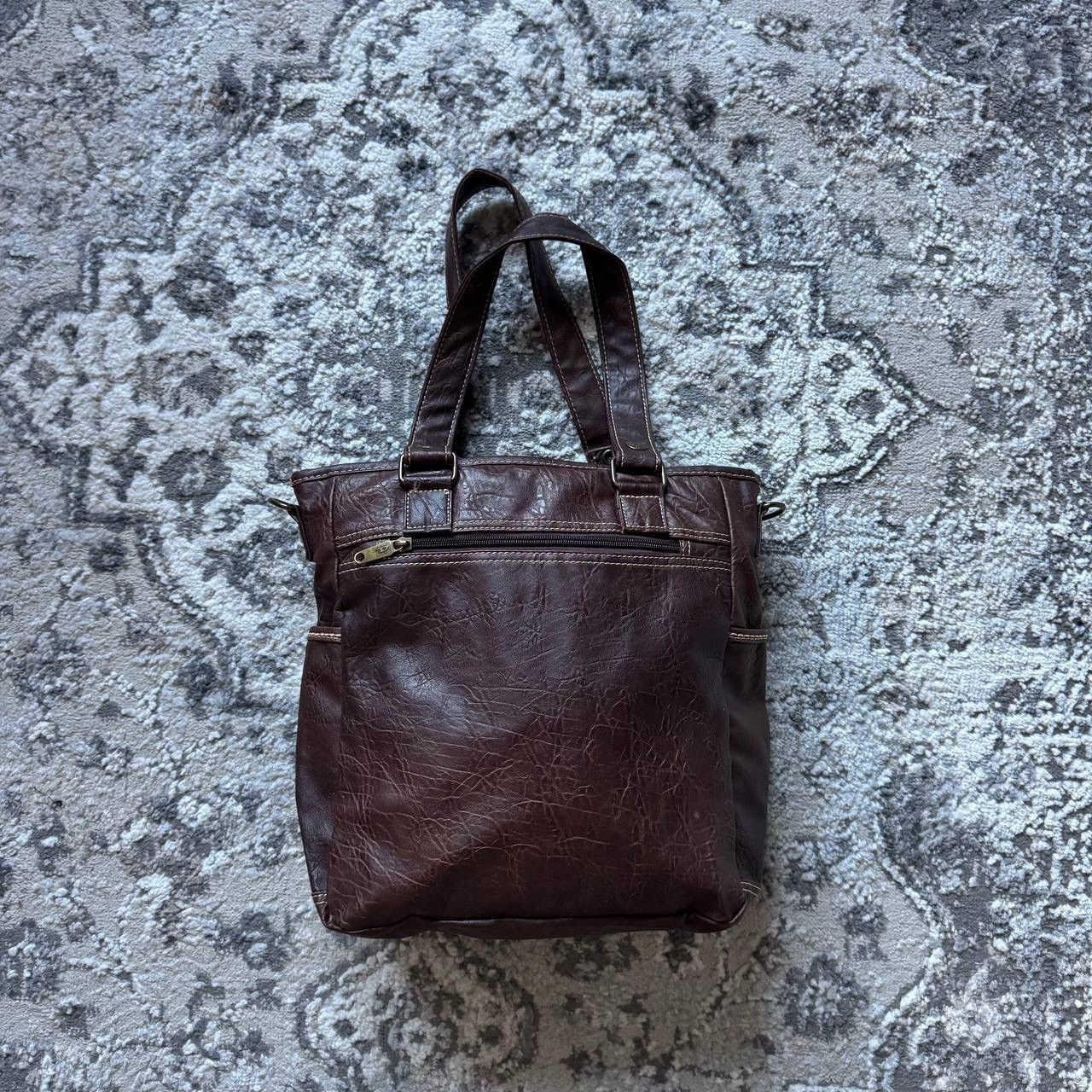Diesel Vintage Diesel Leather Heavy Utility Retro Bag Avantgarde Size ONE SIZE - 4 Thumbnail
