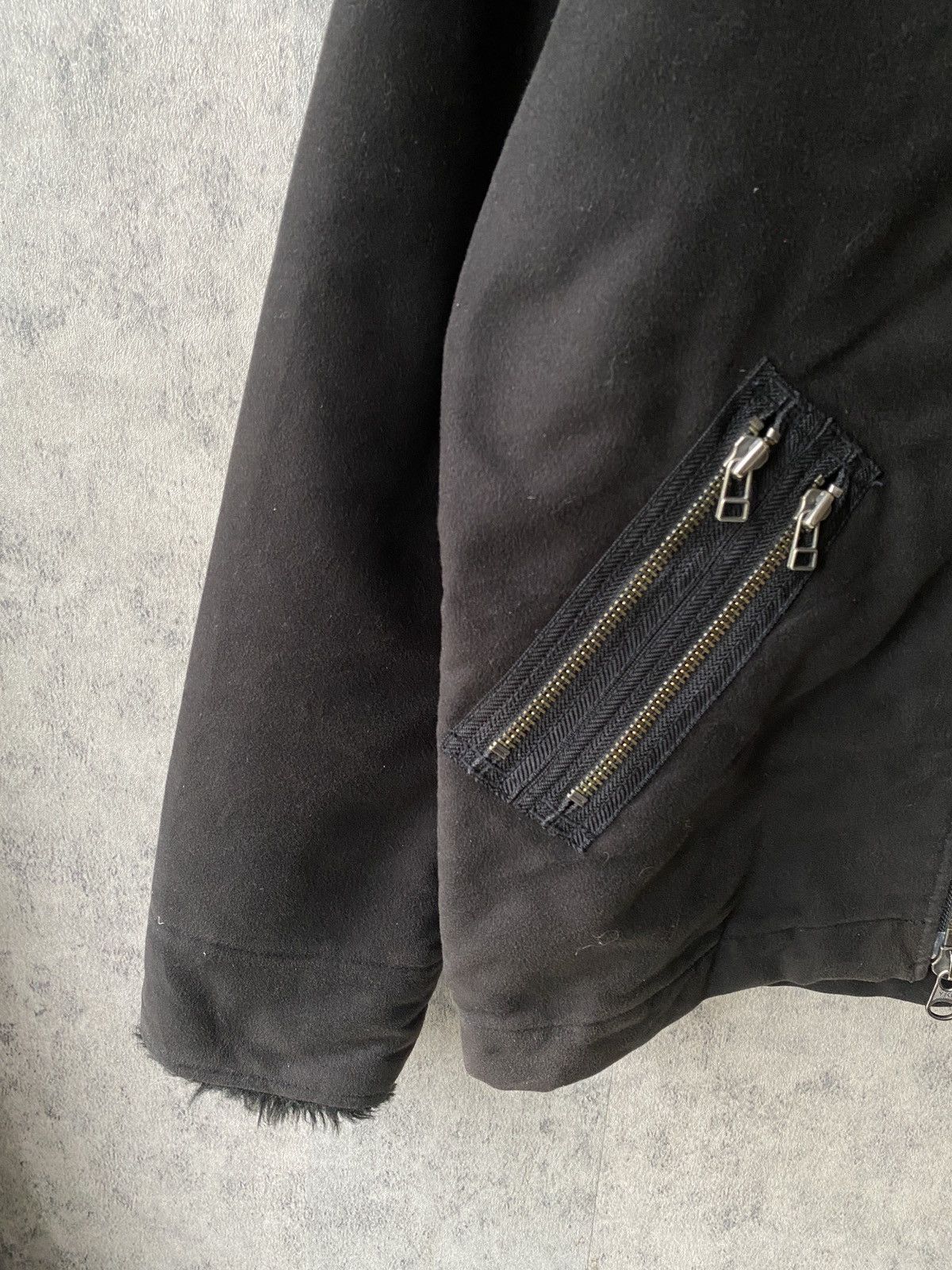 If Six Was Nine Montage Moleskin Fur Zipper Jacket Tornado Mart Design Size US L / EU 52-54 / 3 - 6 Thumbnail