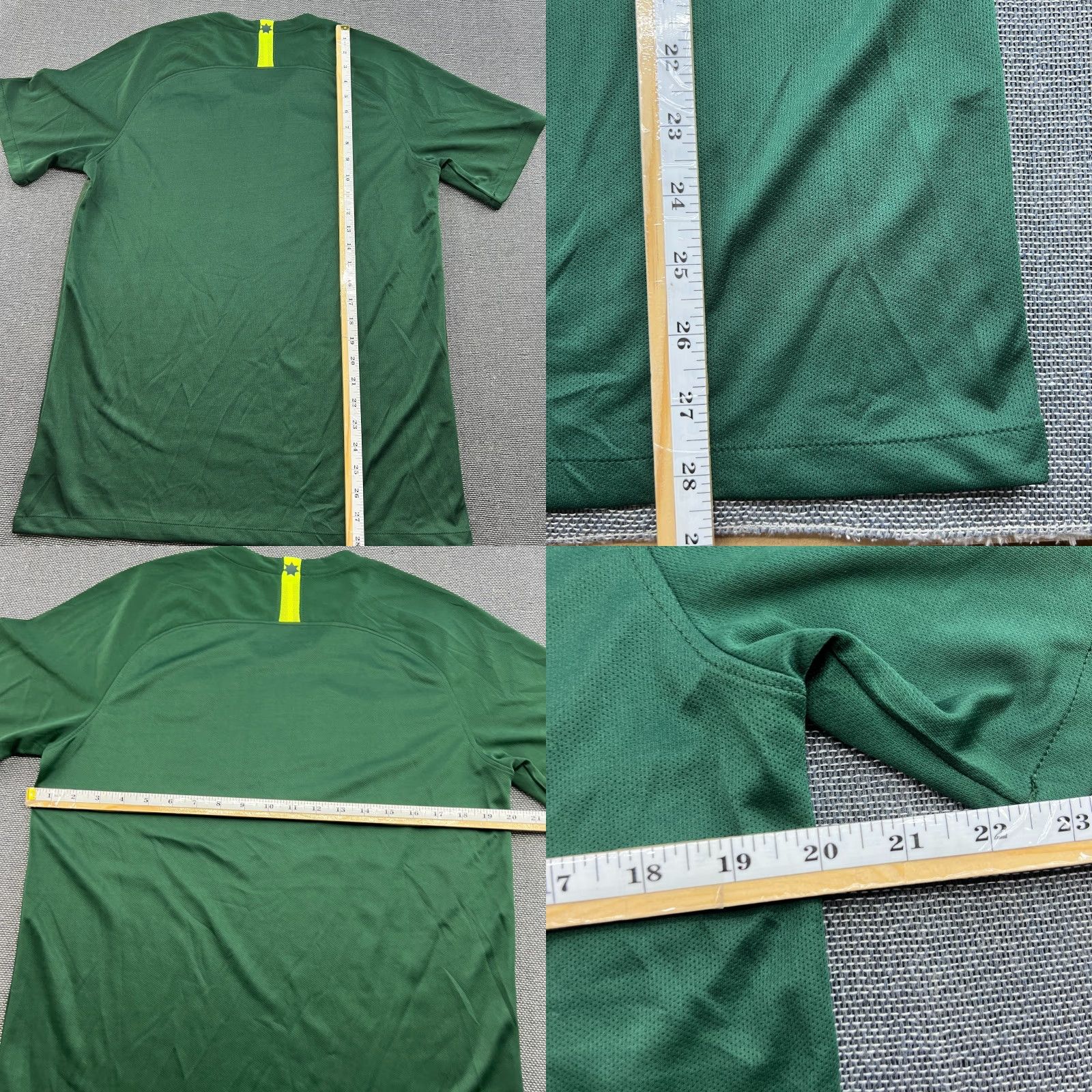 Nike Nike Green Shirt Football Jersey M Adults Mens Short Sleeve Polyester Quick Dry 100% NZ 2018 2019 2020 Away Australia Shirt Size US M / EU 48-50 / 2 - 8 Thumbnail