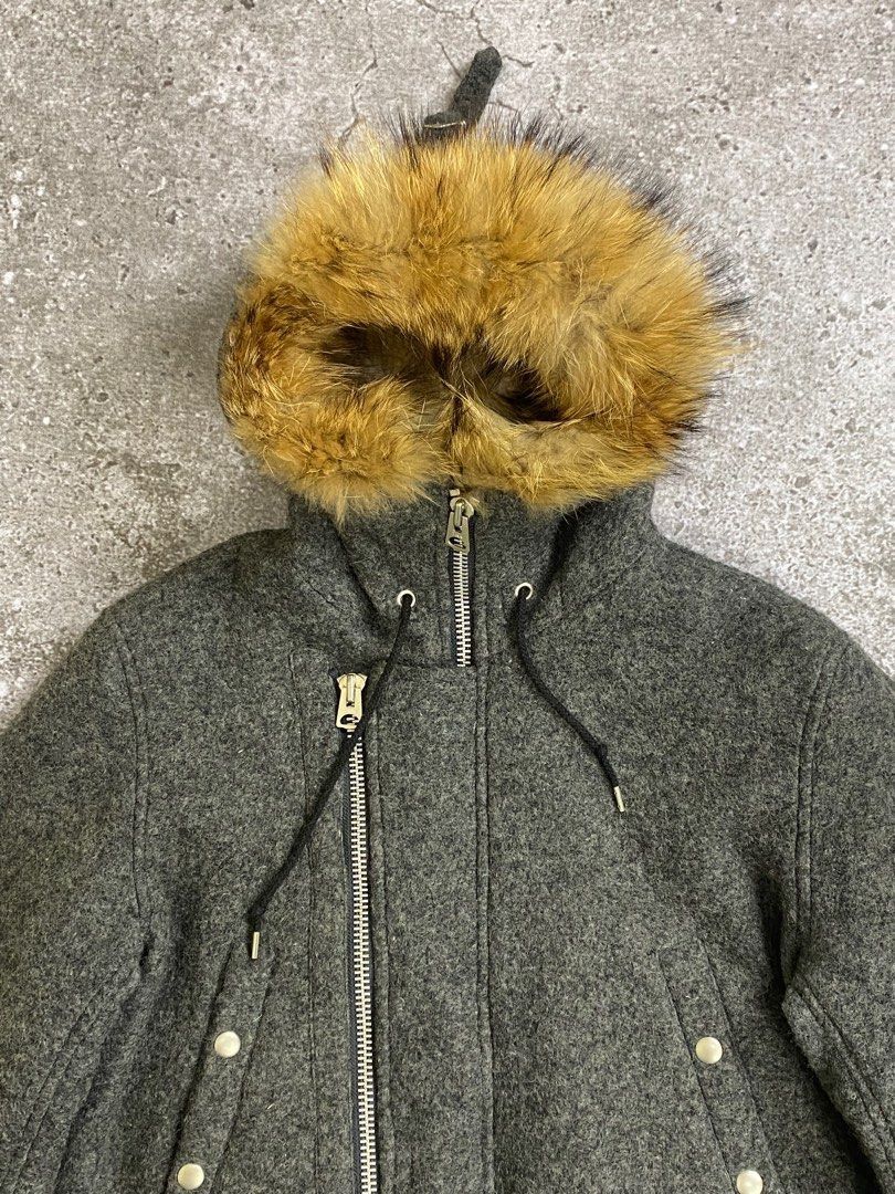 Le Grande Bleu (L.G.B.) 💥racoon fur💥Nano universe wool double zipper fur Size US M / EU 48-50 / 2 - 2 Thumbnail