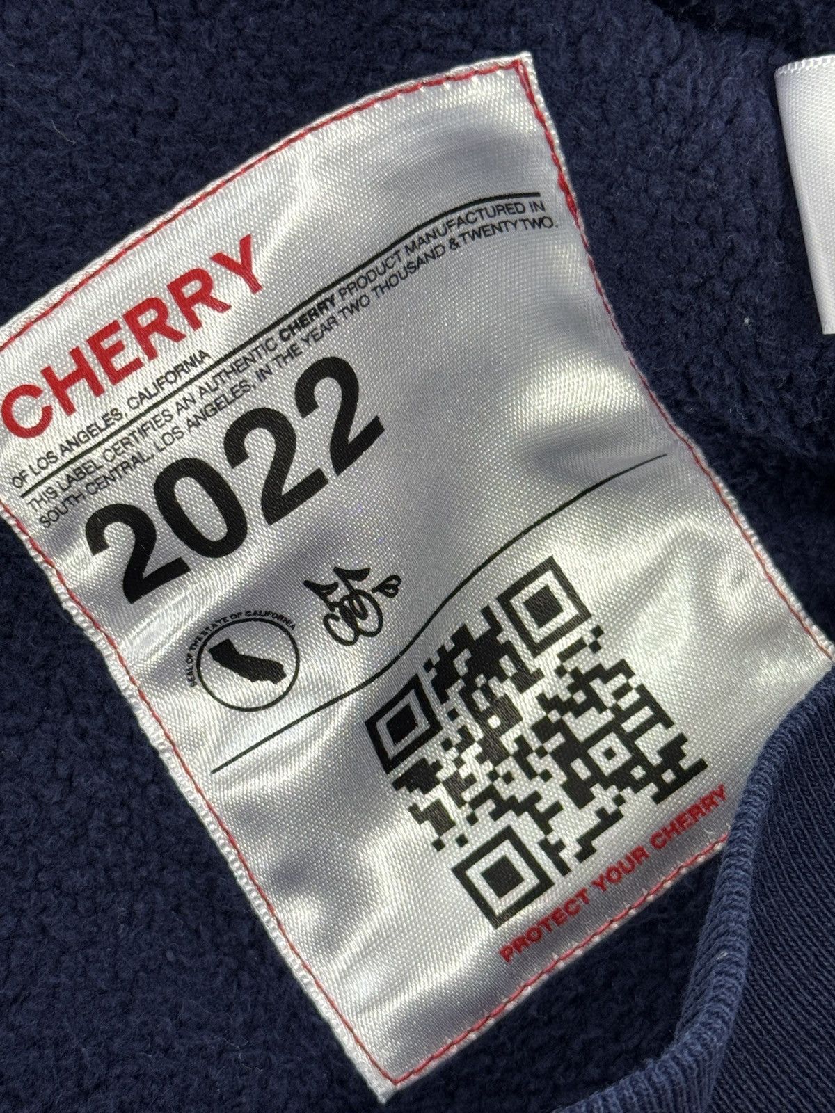 Cherry LA LOGO EMBROIDERED ZIP UP HOODIE Size US XL / EU 56 / 4 - 6 Thumbnail