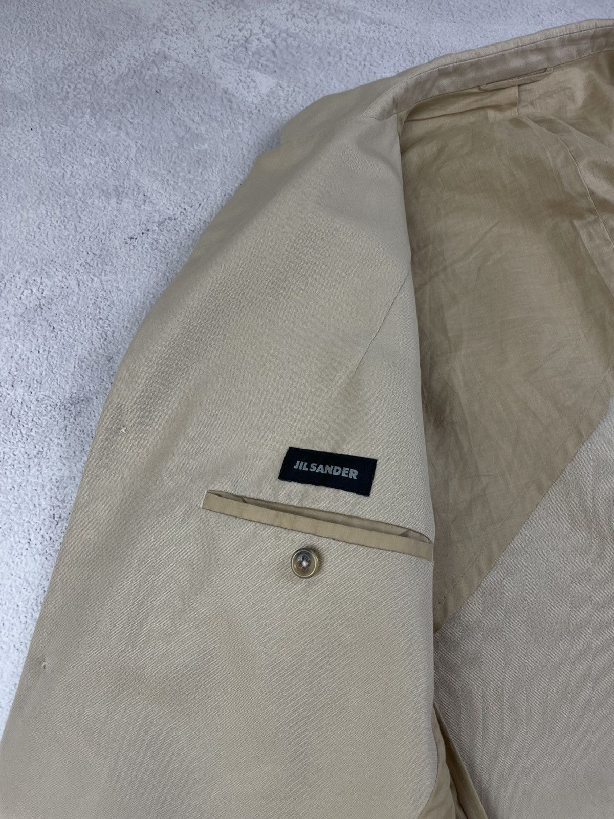 Jil Sander Jil Sander Men’s Cotton Blend Blazer Jacket EU 52 / US 42 Size 52R - 12 Thumbnail