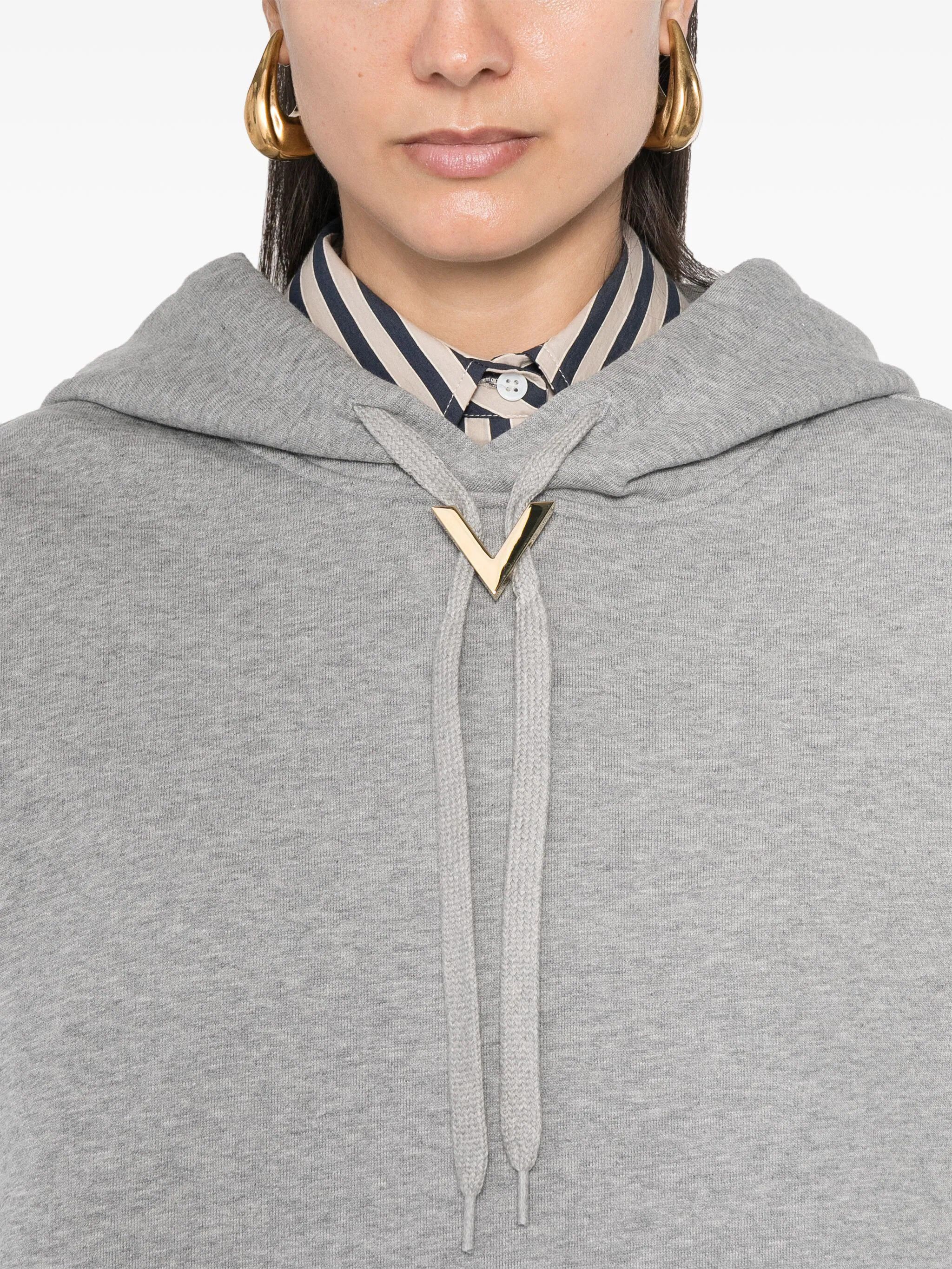 Valentino o1s22i1n0924 Oversized Hoodie in Grey Size S / US 4 / IT 40 - 5 Thumbnail