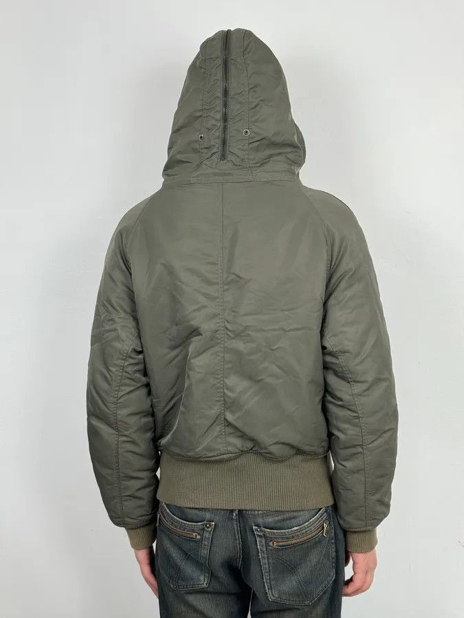 Polo Ralph Lauren 2010s Ralph Lauren Green Aviator Detachable Hood Bomber Jacket Size US M / EU 48-50 / 2 - 6 Thumbnail
