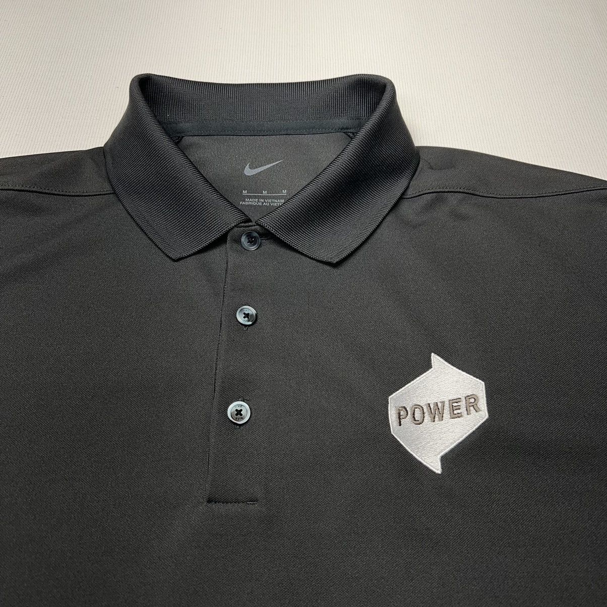 Nike Nike Polo Shirt Grey Golf Embroidered Power Logo Athletic Size US M / EU 48-50 / 2 - 2 Thumbnail