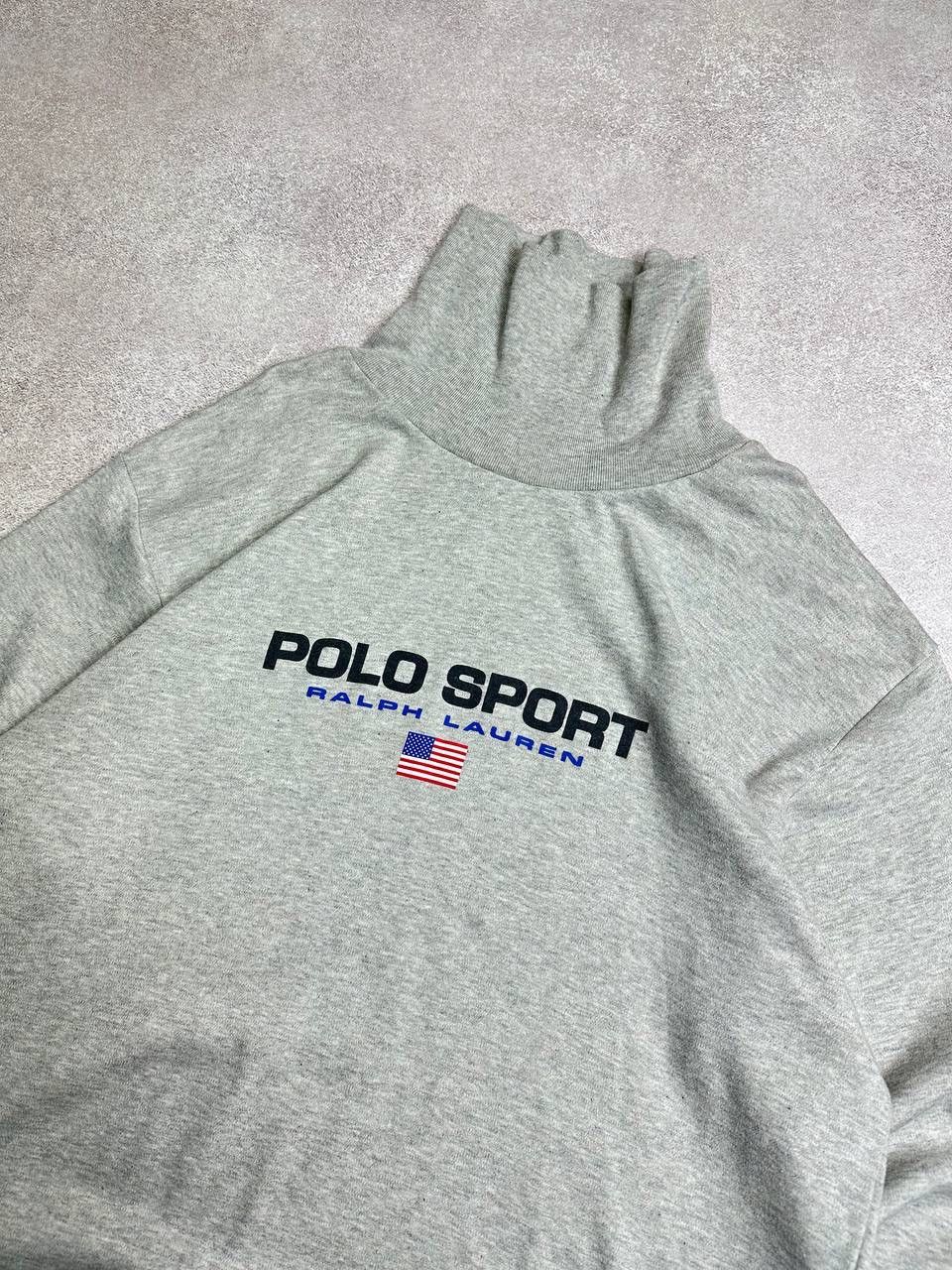Polo Ralph Lauren Vintage Polo Ralph Lauren RRL Big Logo Turtleneck Sweatshirt Size US XL / EU 56 / 4 - 3 Thumbnail