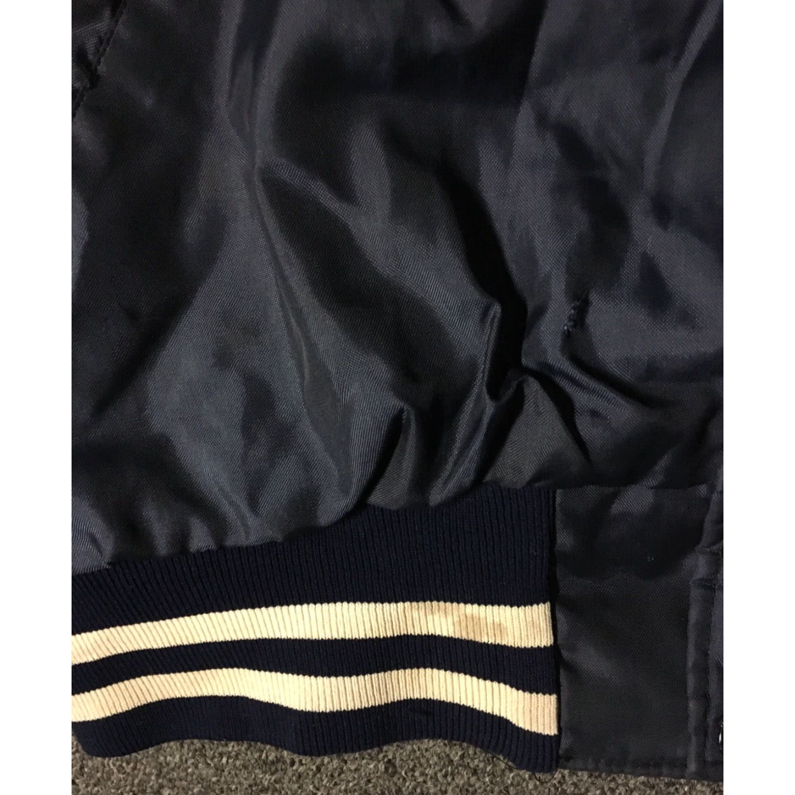 Vintage VINTAGE DECA Satin Jacket Mens L Blue 70s 80s School Varsity Football Grunge Punk United States Size US L / EU 52-54 / 3 - 3 Thumbnail