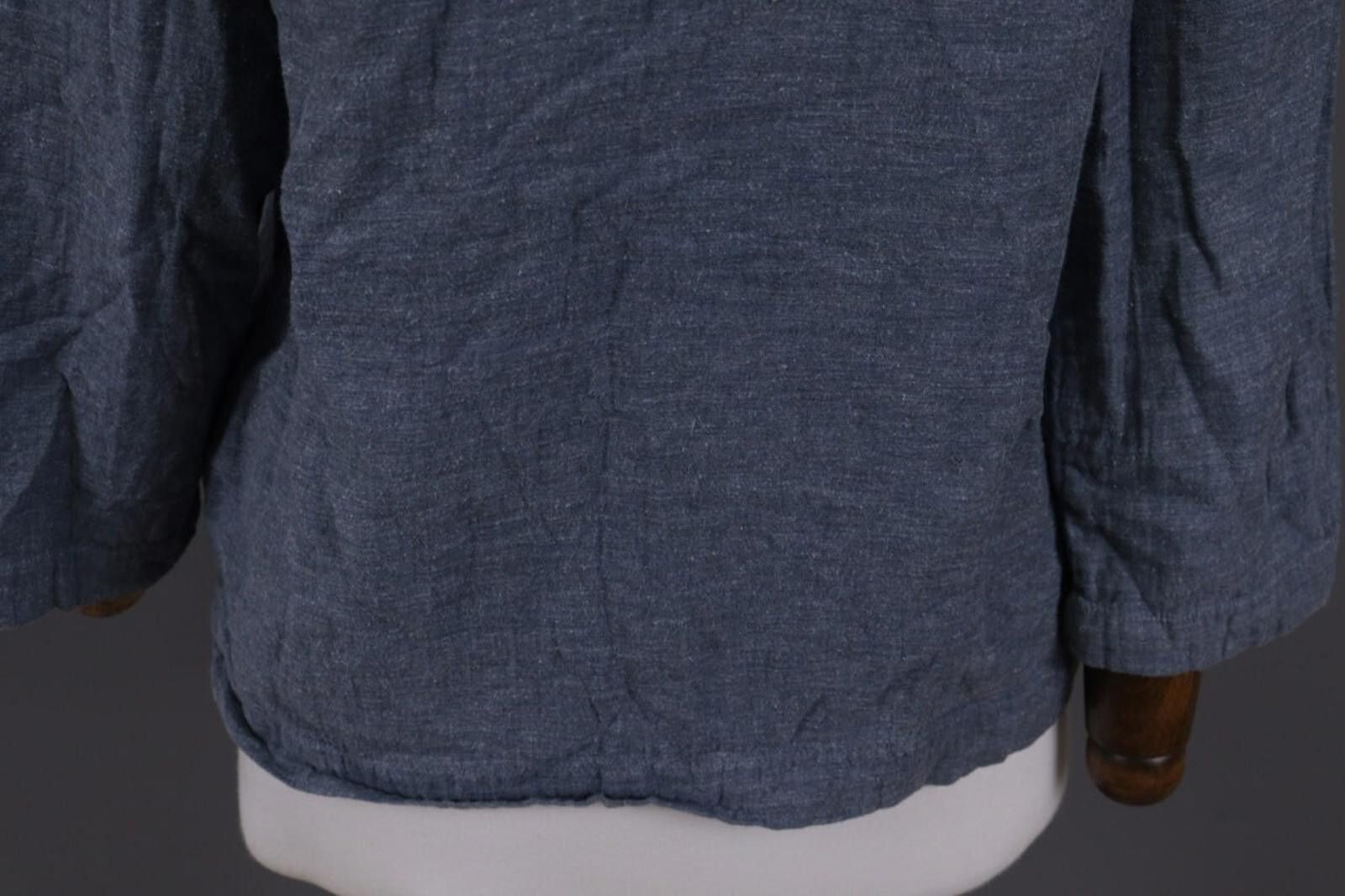 Designer Toast Blue Long Sleeve Button Down Blouse Shirt Size XS Size XS / US 0-2 / IT 36-38 - 10 Thumbnail