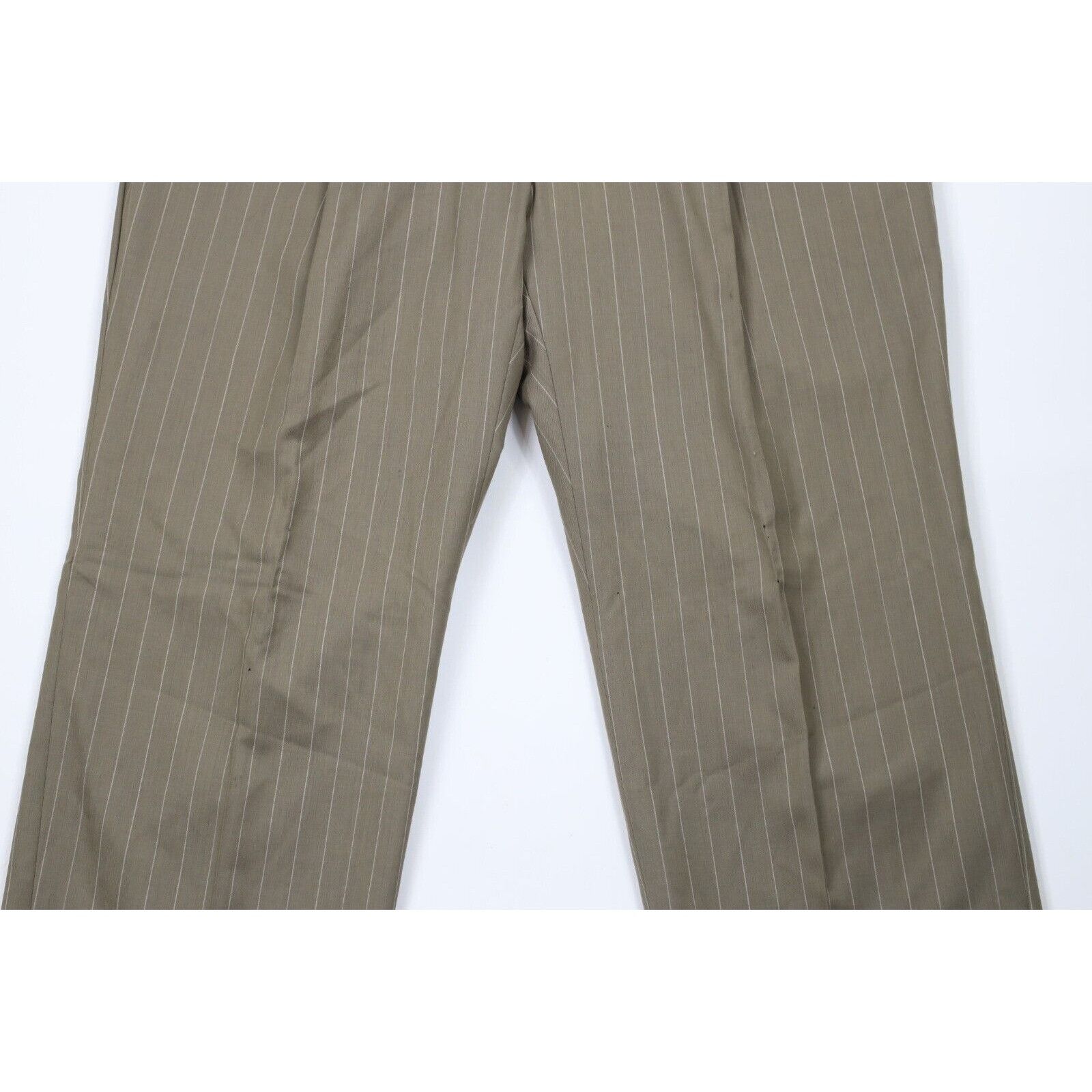 Vintage Vintage 70s Streetwear 2 Piece Pinstriped Suit Wedding Size 44R - 17 Thumbnail