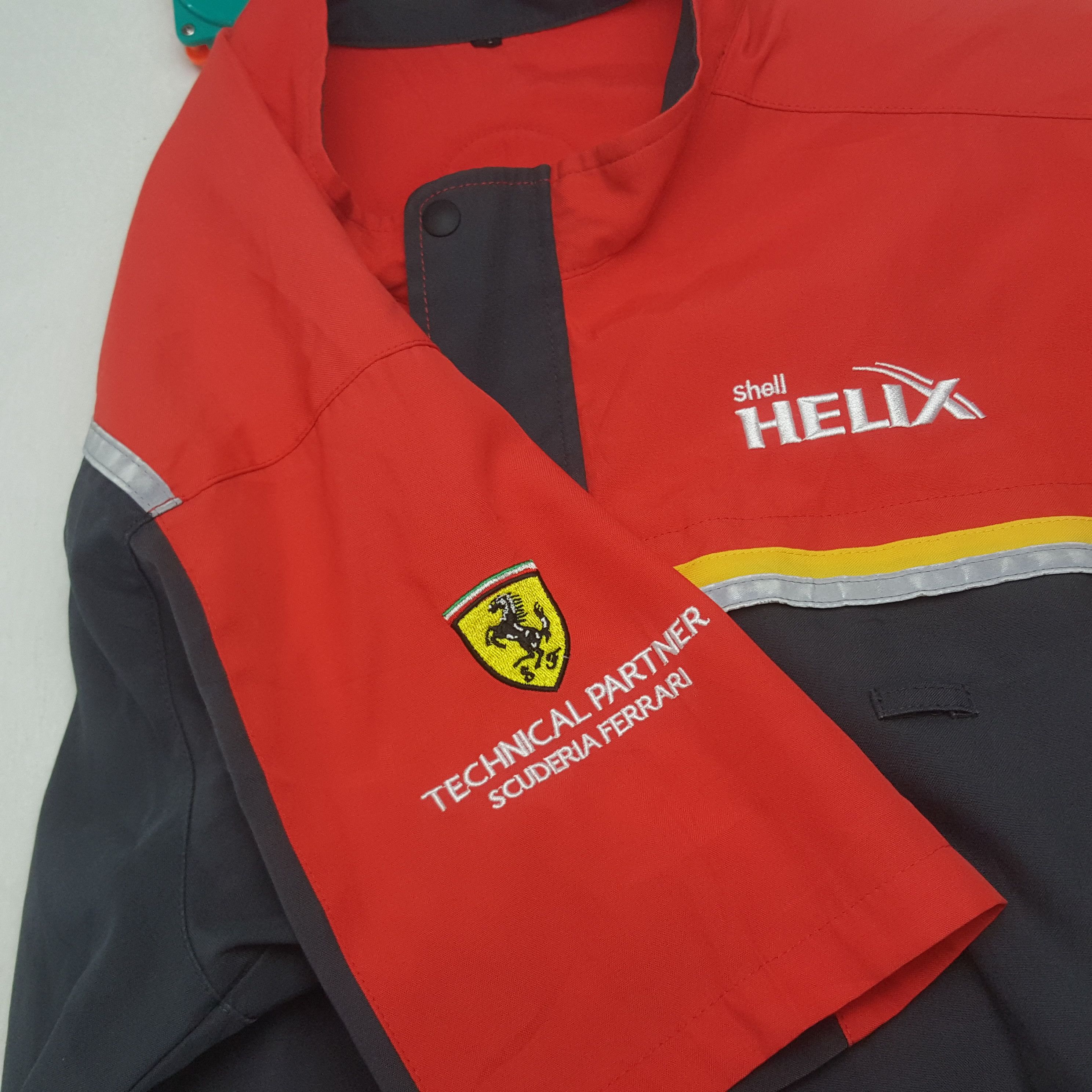 Ferrari Vintage Shell Helix Formula 1 Racing Coverall Jacket C296N16 Size US M / EU 48-50 / 2 - 11 Thumbnail