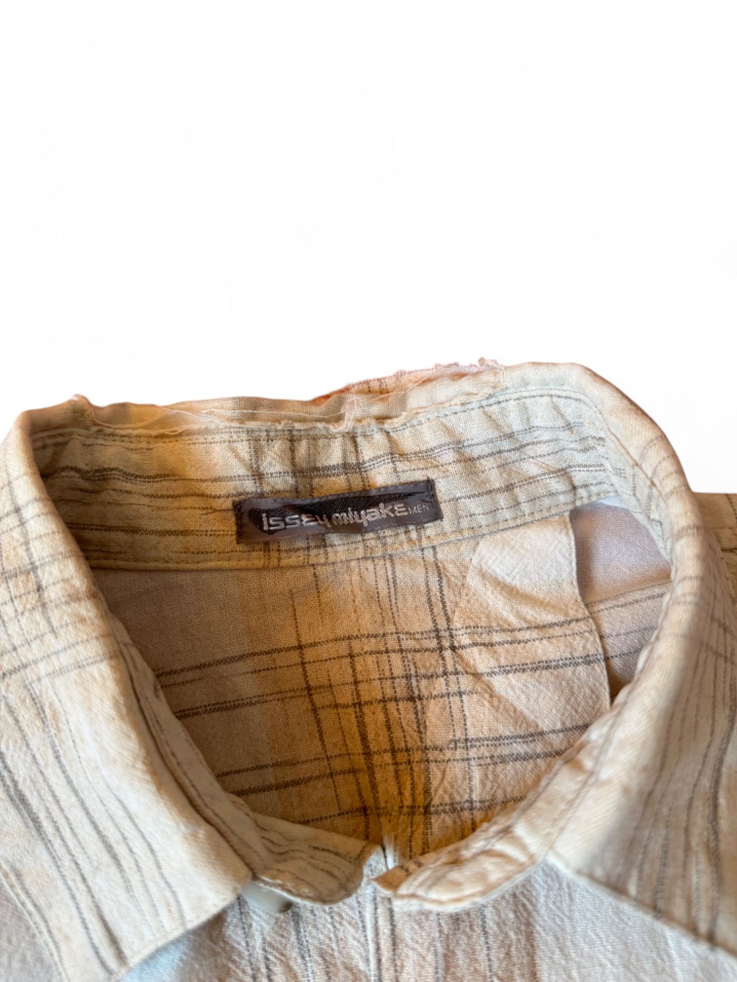 Issey Miyake 90s Issey Miyake Men’s Plaid Shirt Size US S / EU 44-46 / 1 - 6 Thumbnail