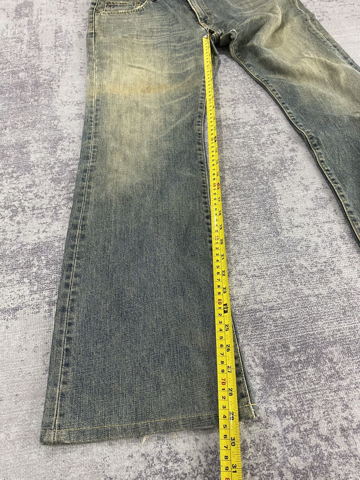 Japanese Brand flared uniqlo mudwash jeans ifsx lgb style Size US 32 / EU 48 - 10 Thumbnail