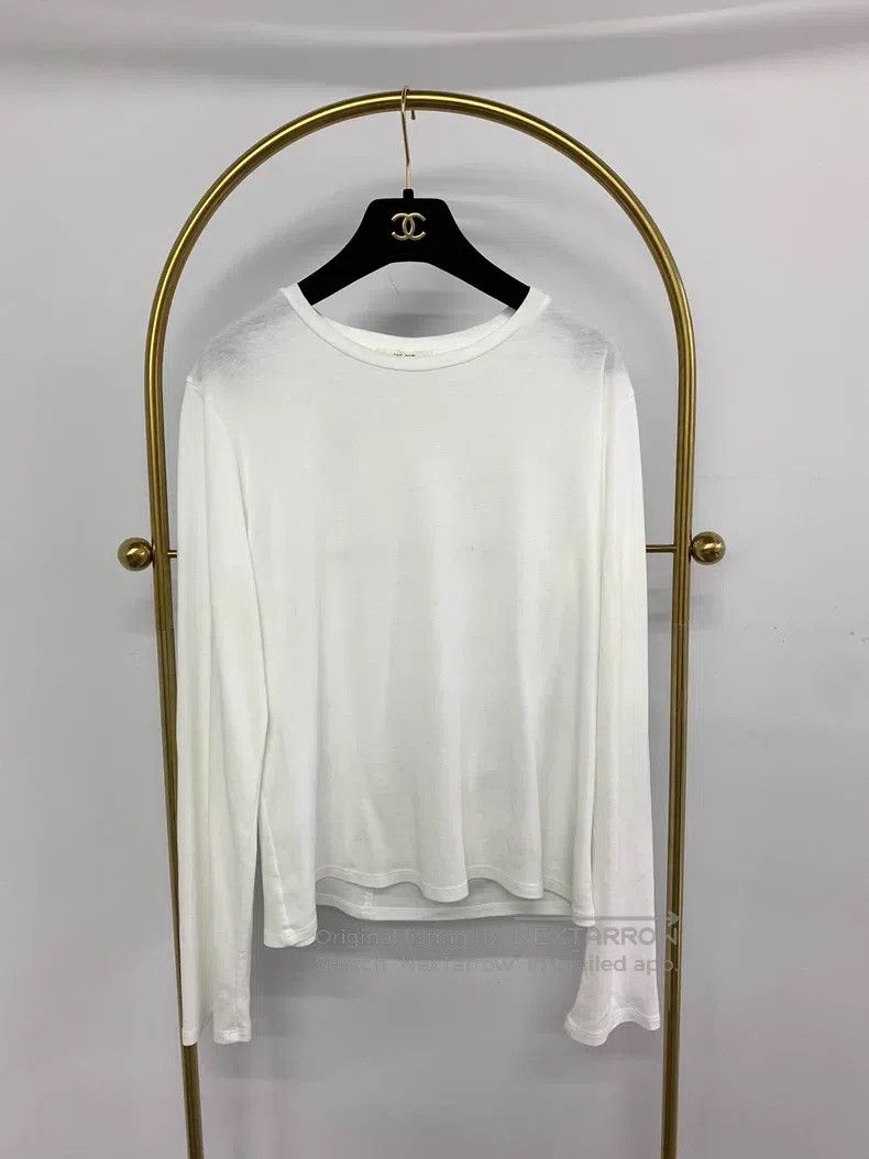 The Row The Row White Long Sleeve Top Size XS / US 0-2 / IT 36-38 - 1 Thumbnail