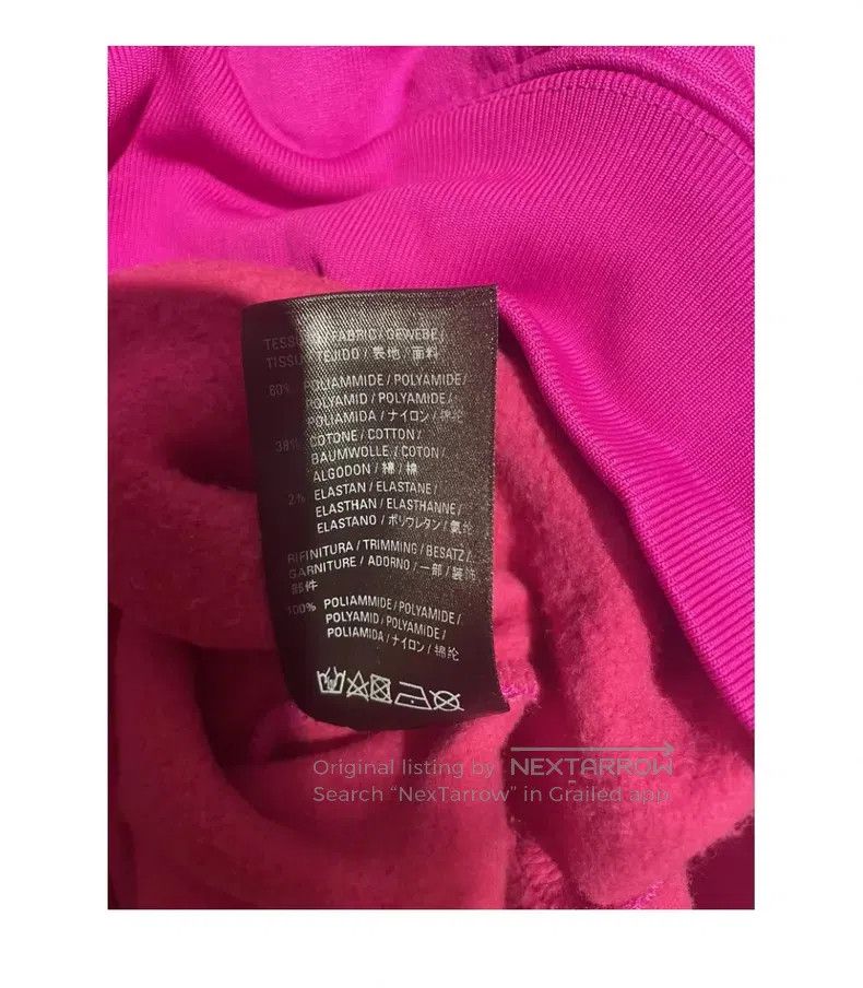 Balenciaga Balenciaga Dragon Fruit Color Hoodie with Pink Hood Size XS / US 0-2 / IT 36-38 - 4 Thumbnail