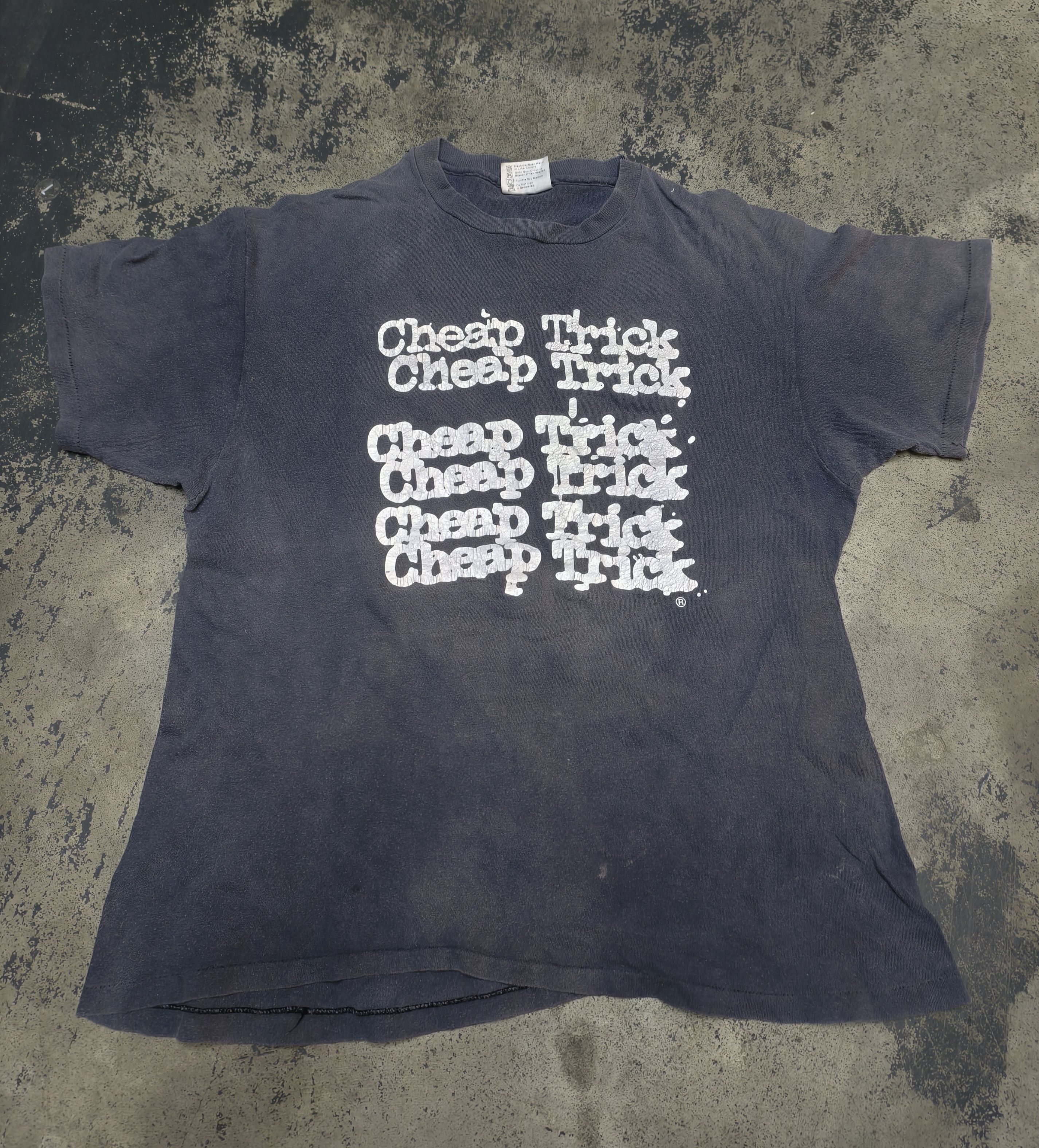 Vtg Distressed faded alter cheap trick rock band