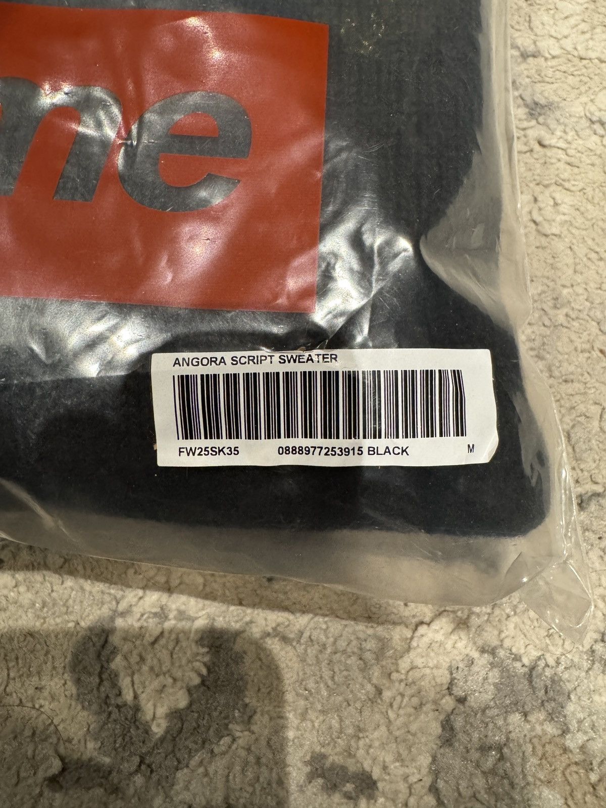 Supreme Supreme Angora Script Sweater - Medium Size US M / EU 48-50 / 2 - 3 Thumbnail