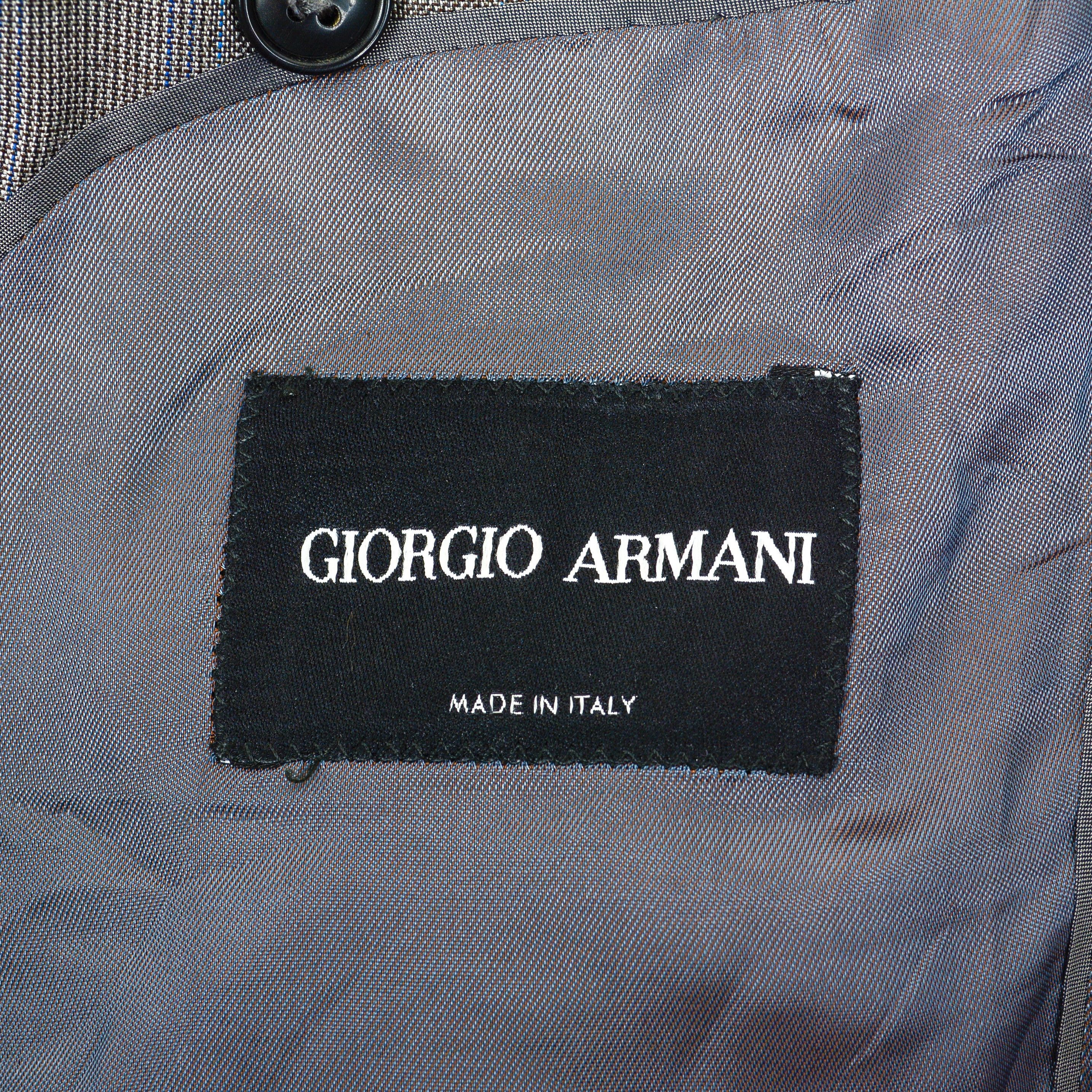 Giorgio Armani Men Blazer EU 48 Sport Coat Jacket Wool Silk Made in Italy Size 38R - 5 Thumbnail