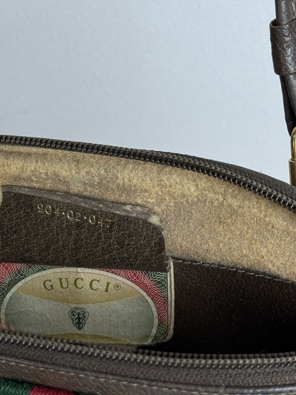 Gucci Vintage Gucci leather bag 90s original luxury rare item Size ONE SIZE - 7 Thumbnail
