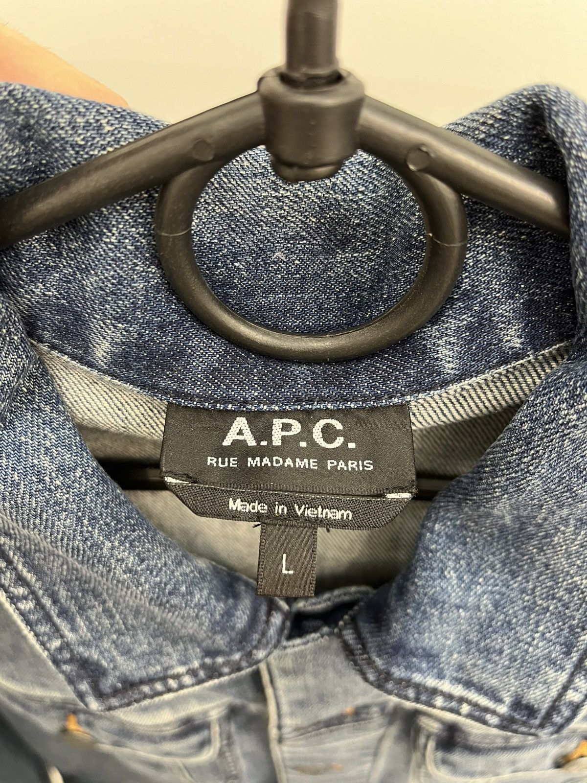 A.P.C. A.P.C. Denim Jacket Size US L / EU 52-54 / 3 - 4 Thumbnail