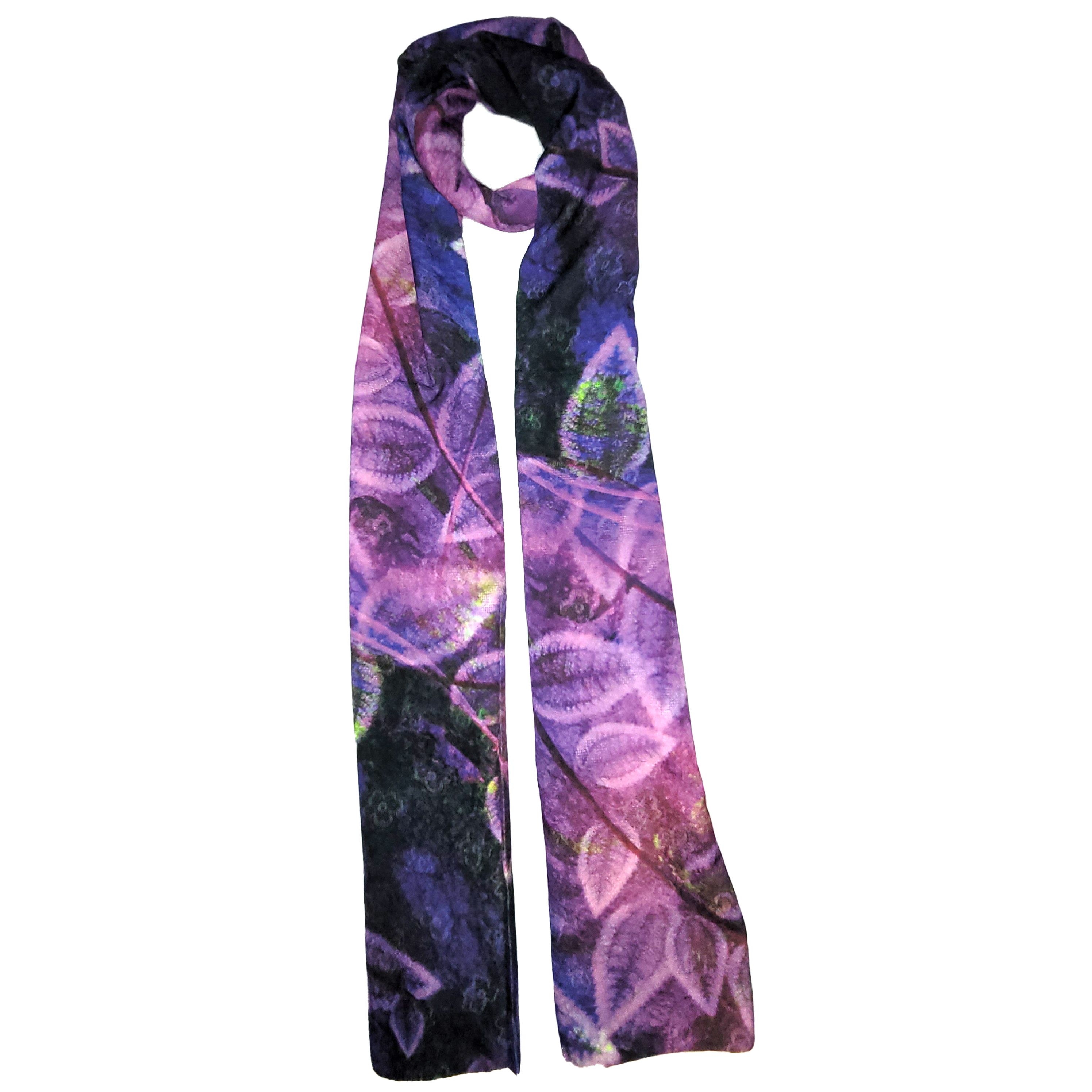 Other NWT Double-Sided Silk Scarf 27"x70" Long Rectangle Wrap 3328 Size ONE SIZE - 4 Thumbnail