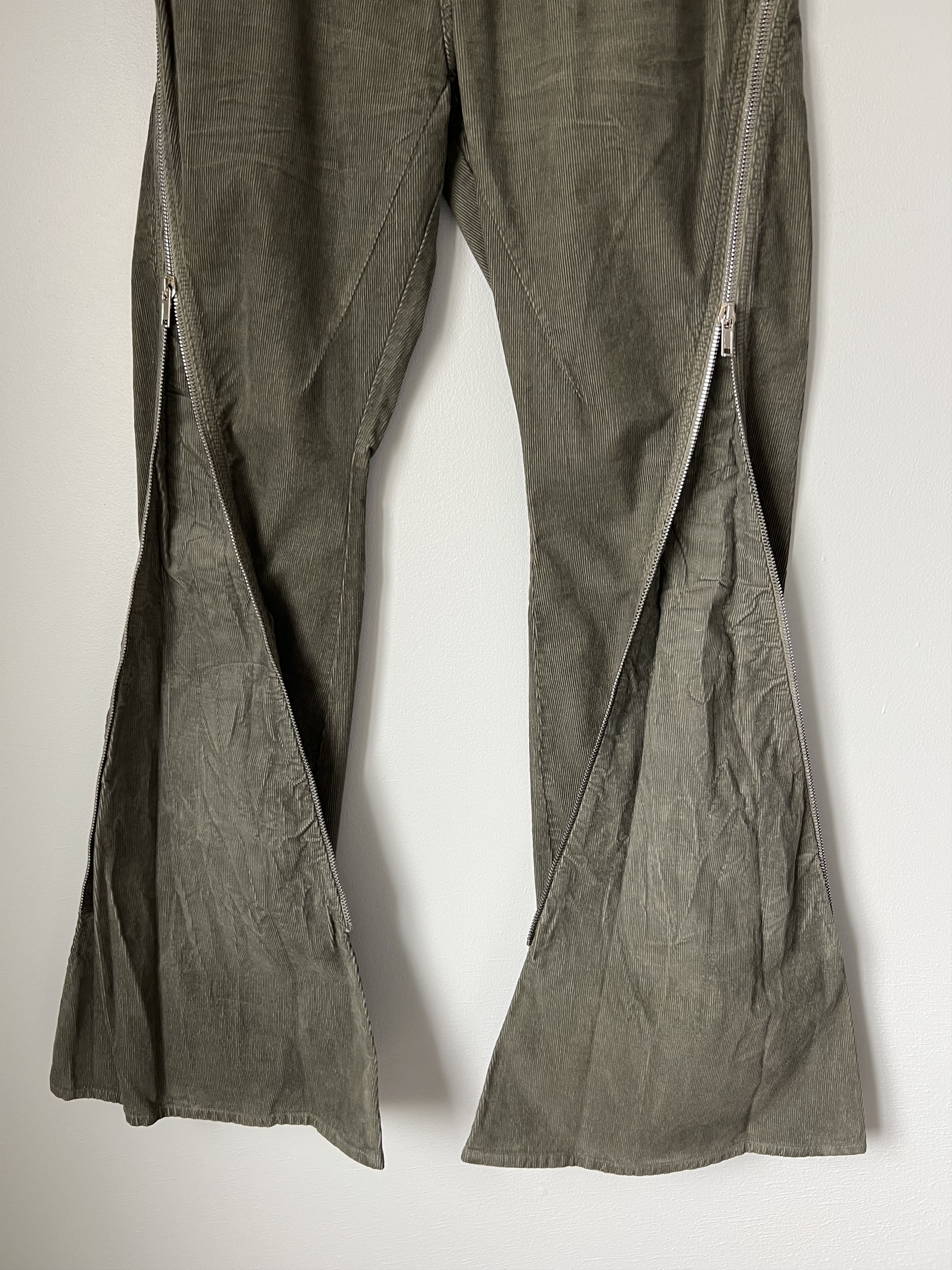 Rick Owens Drkshdw Rick Owens DRKSHDW Corduroy Bolana Banana Pants Size US 31 - 3 Thumbnail