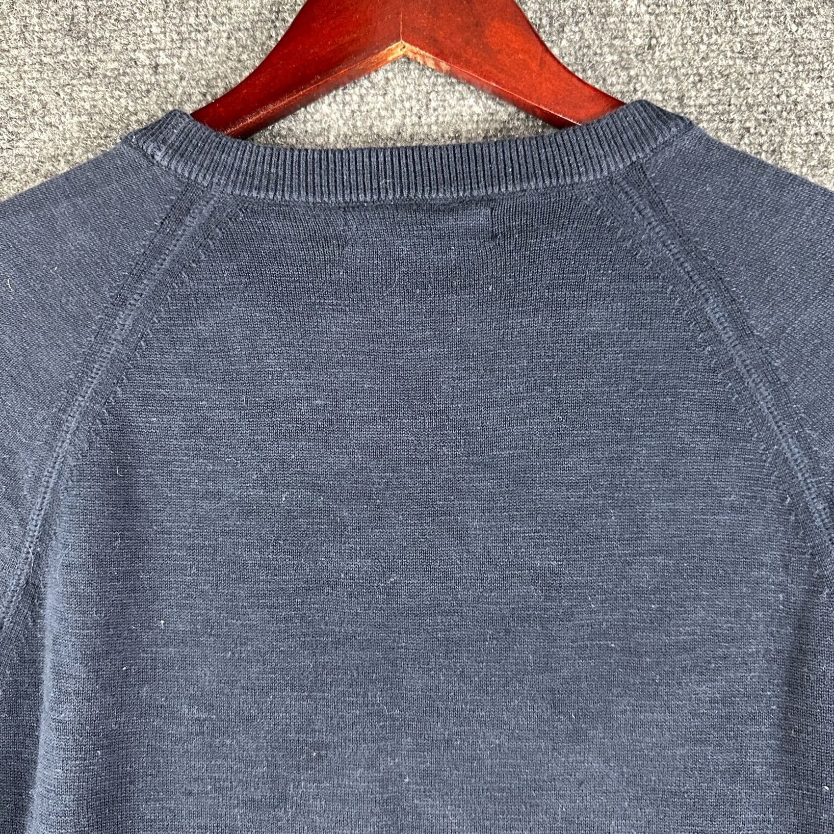 Banana Republic Banana Republic Sweater Mens S Blue Cotton Pullover Ribbed Hem Size US S / EU 44-46 / 1 - 7 Thumbnail