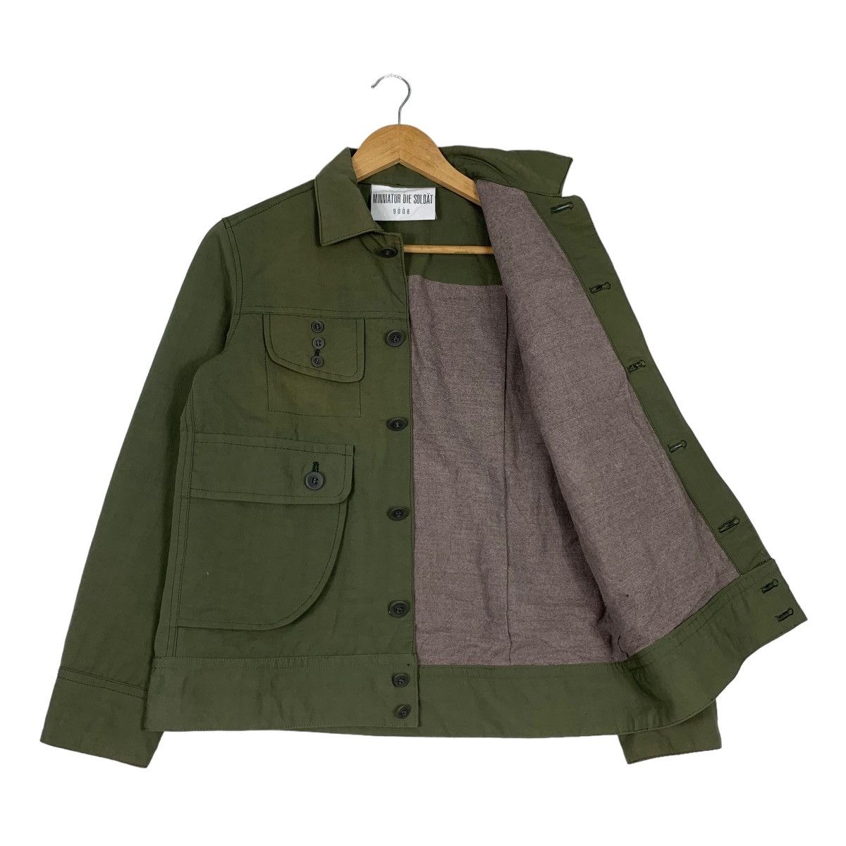 Vintage MINNIATUR DIE SOLDAT Military Army 4 Pocket Jacket #1046-C47 Size US S / EU 44-46 / 1 - 9 Thumbnail